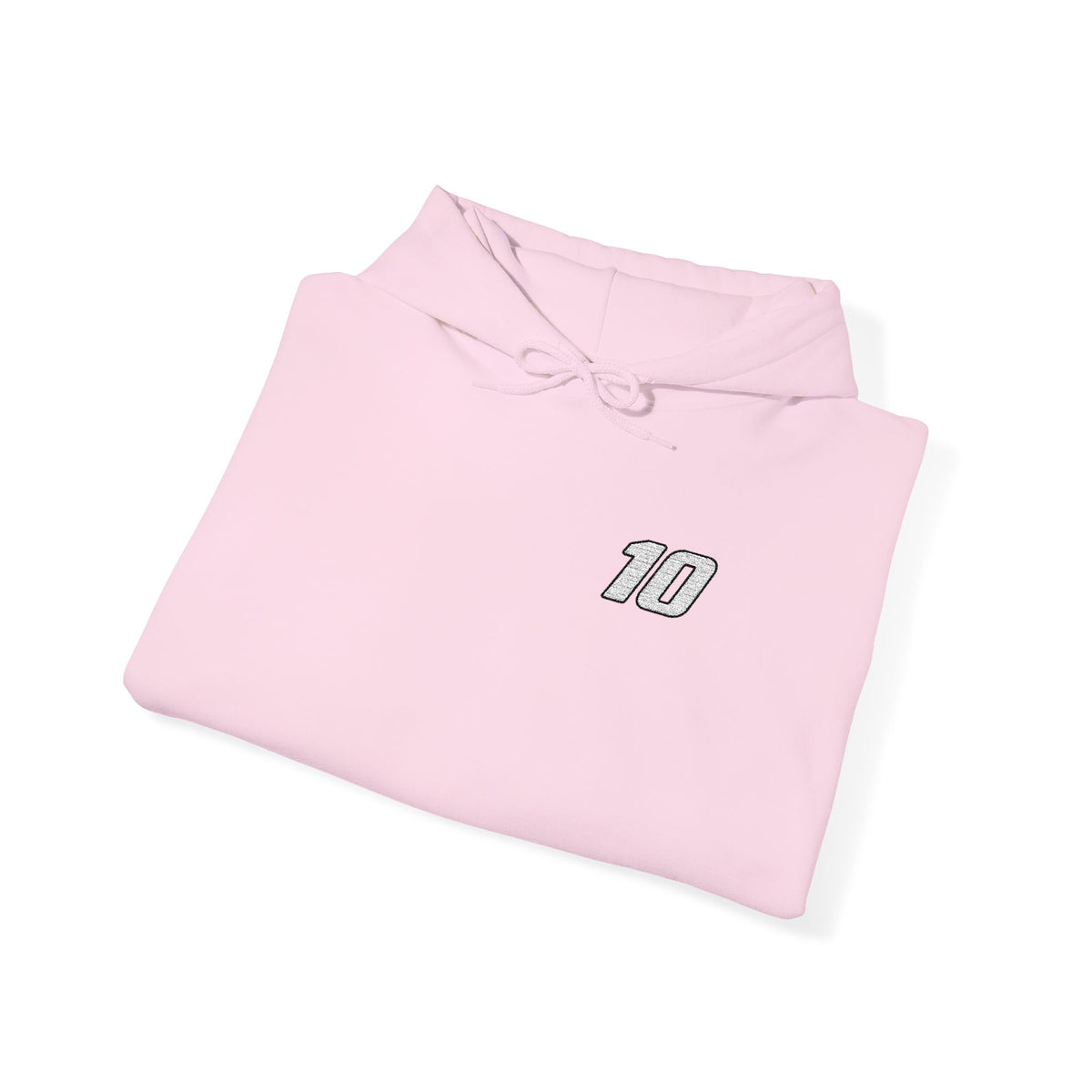 ABC #10 Embroidered Hooded Sweatshirt