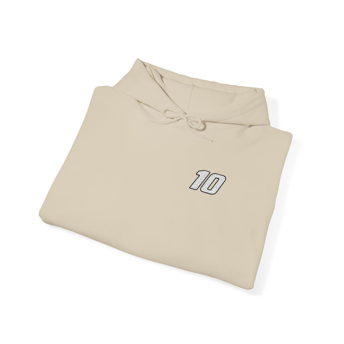 ABC #10 Embroidered Hooded Sweatshirt