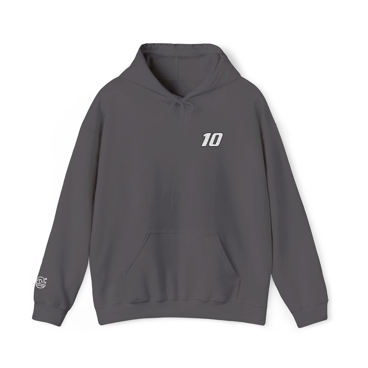 ABC #10 Embroidered Hooded Sweatshirt