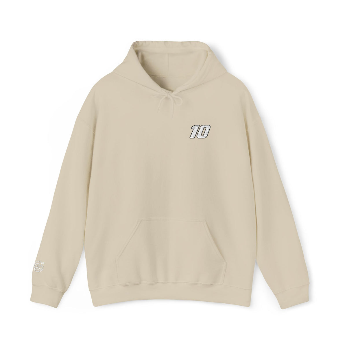 ABC #10 Embroidered Hooded Sweatshirt