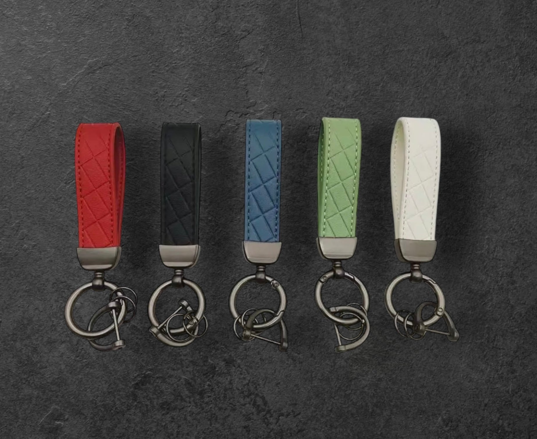 Leather Car Keychains
