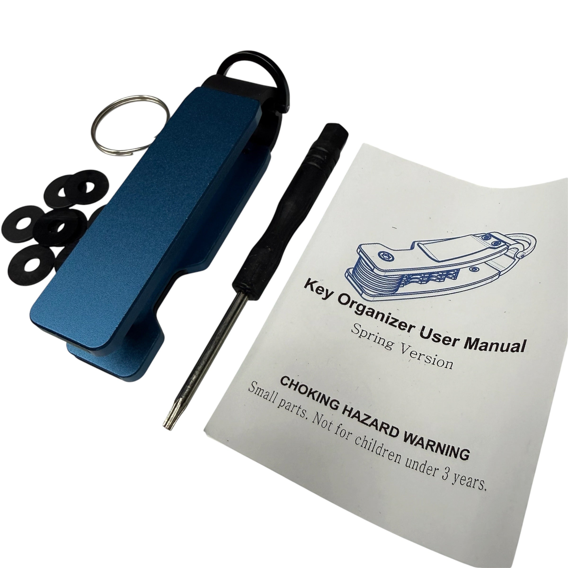 Premium Aluminum Key Chain Storage Clip
