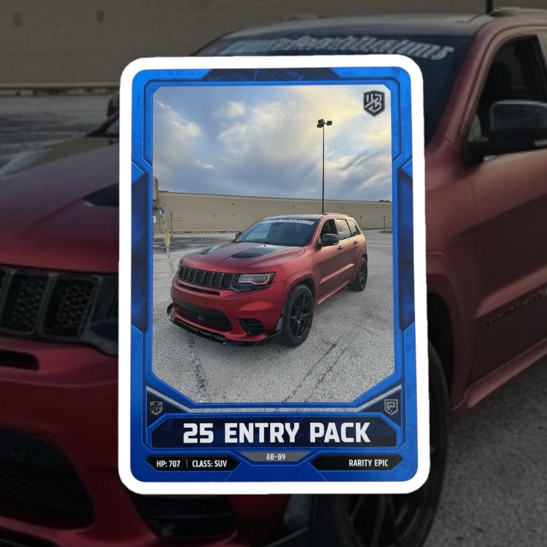 JEEP GRAND CHEROKEE DIGITAL CARD - 25 PACK