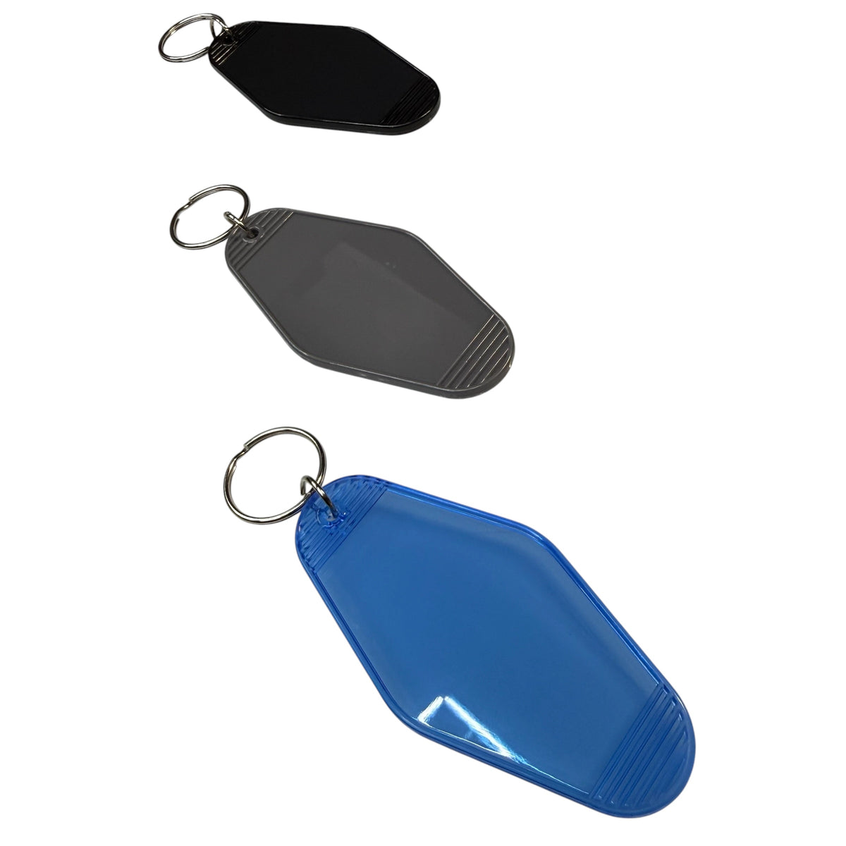 Retro Motel Keychain Tags