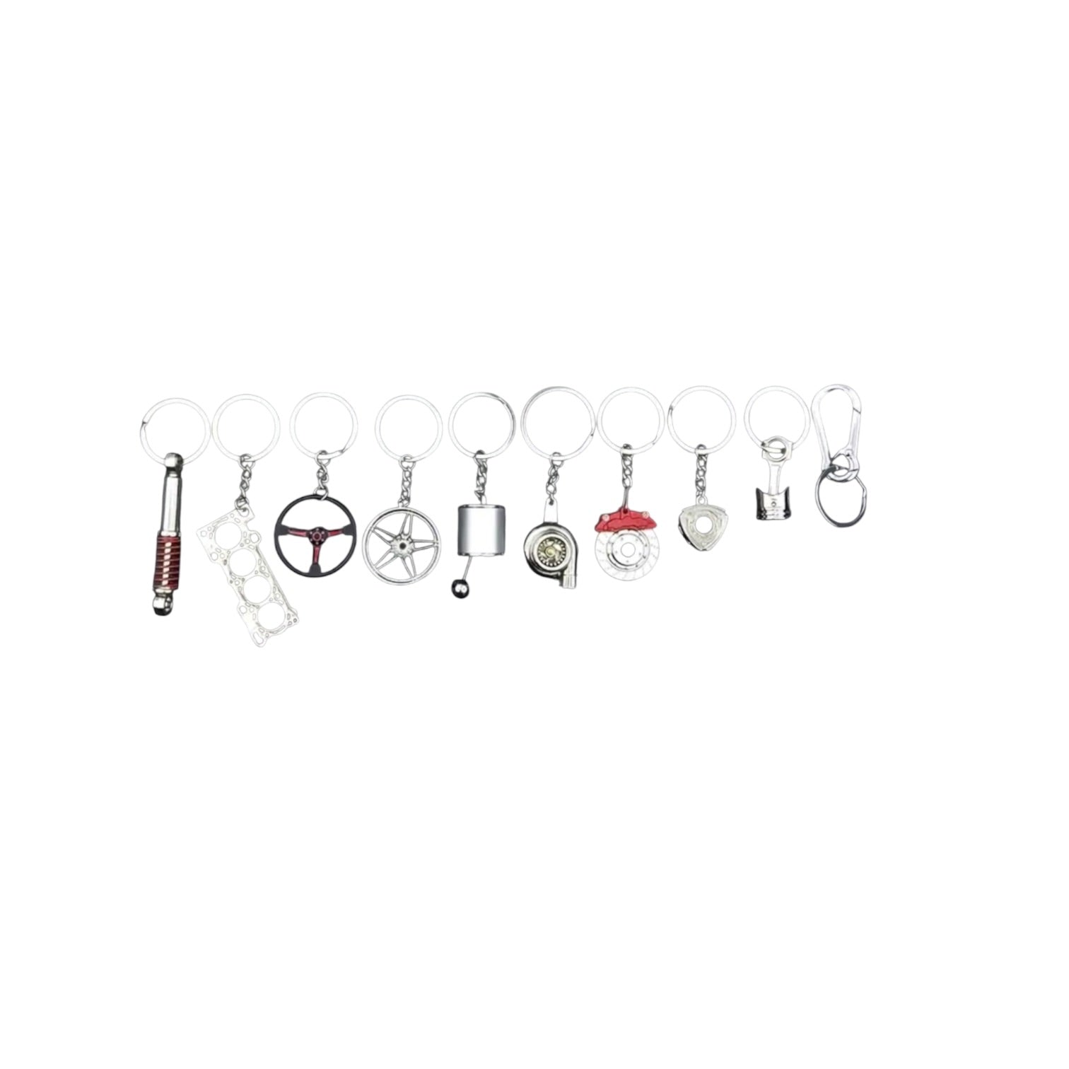 RANDOM Car Keychain - Silver