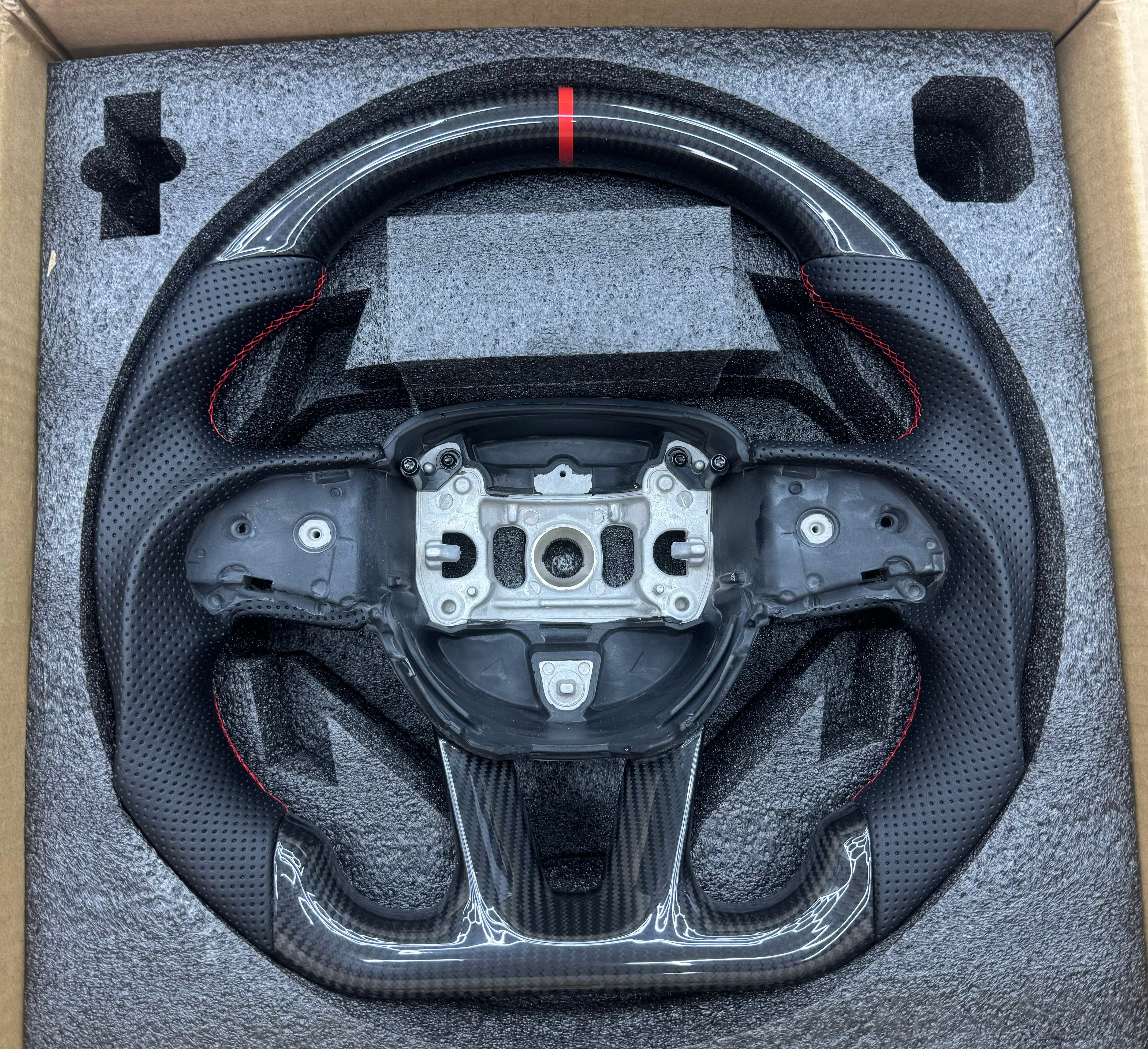 2015+ Dodge Charger/Challenger/Durango Carbon Fiber Steering Wheel