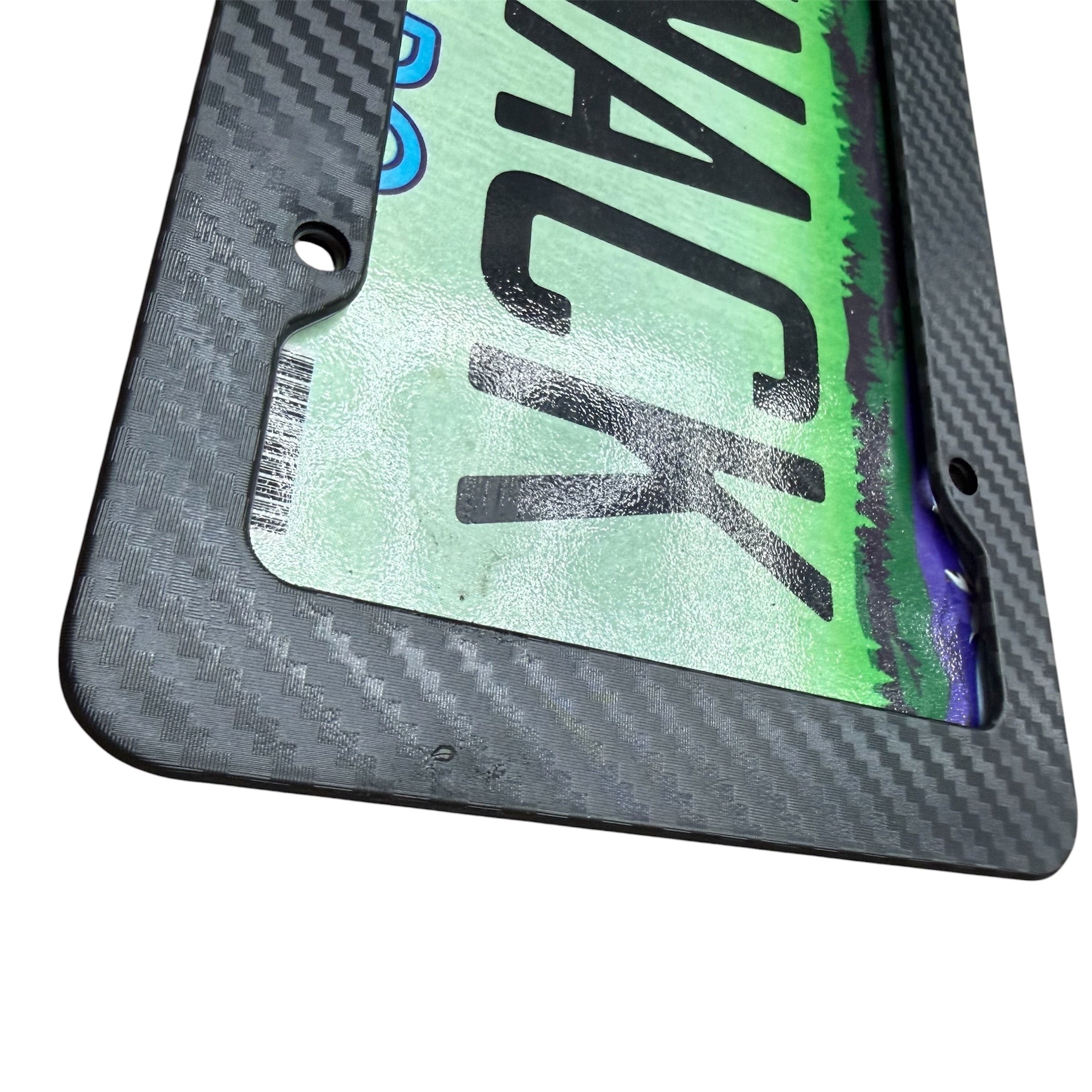 Carbon Fiber License Plate Frame
