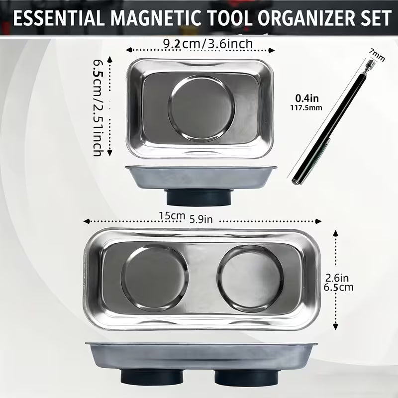 Magnetic Tray 3 Piece Set