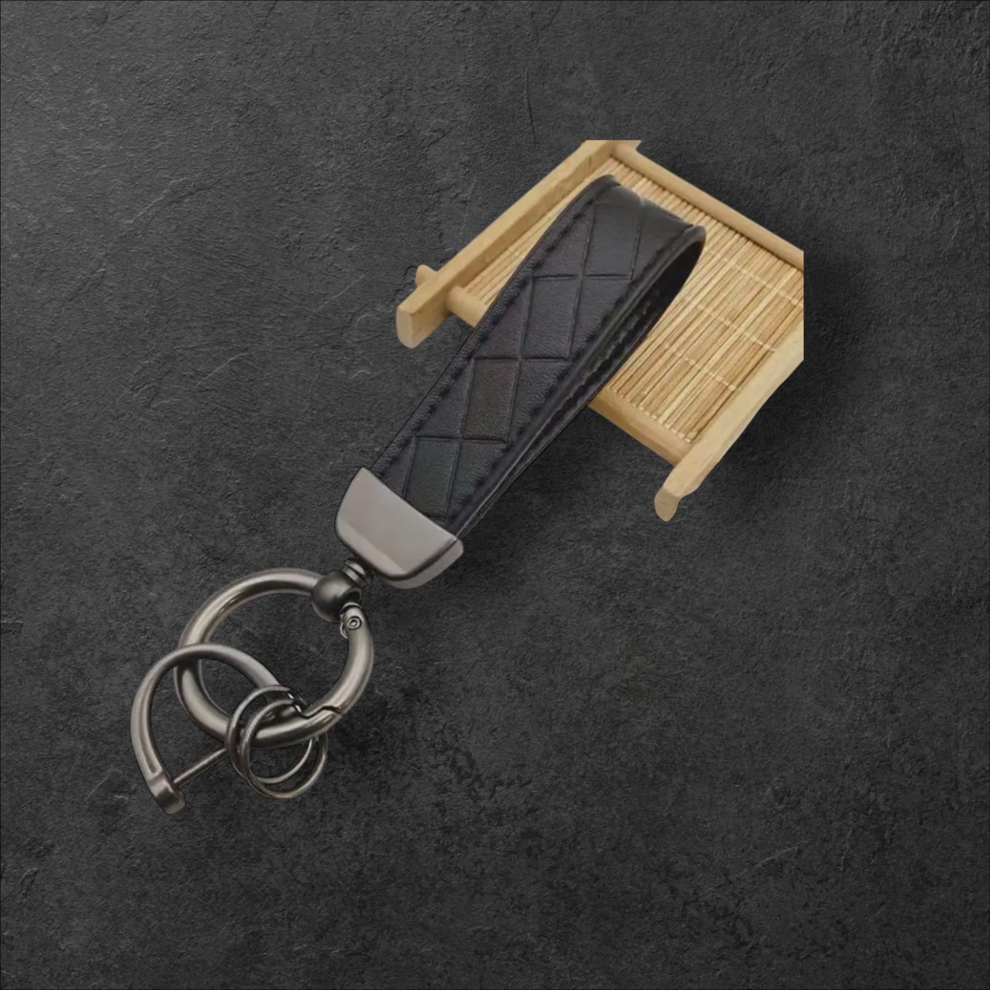 Leather Car Keychains