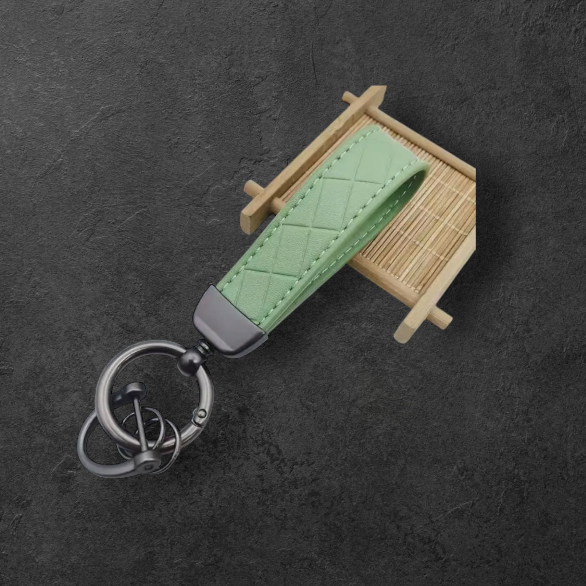 Leather Car Keychains