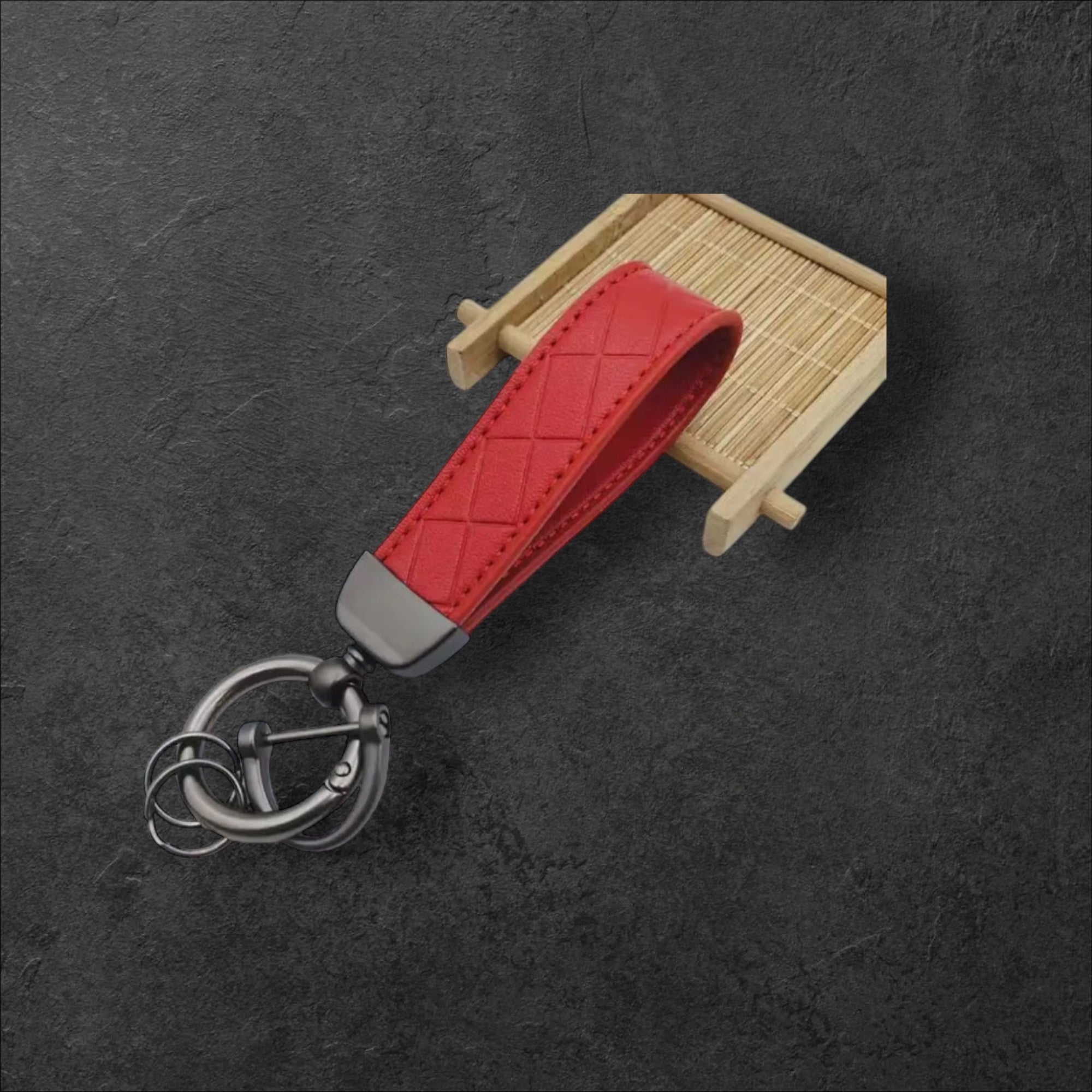 Leather Car Keychains