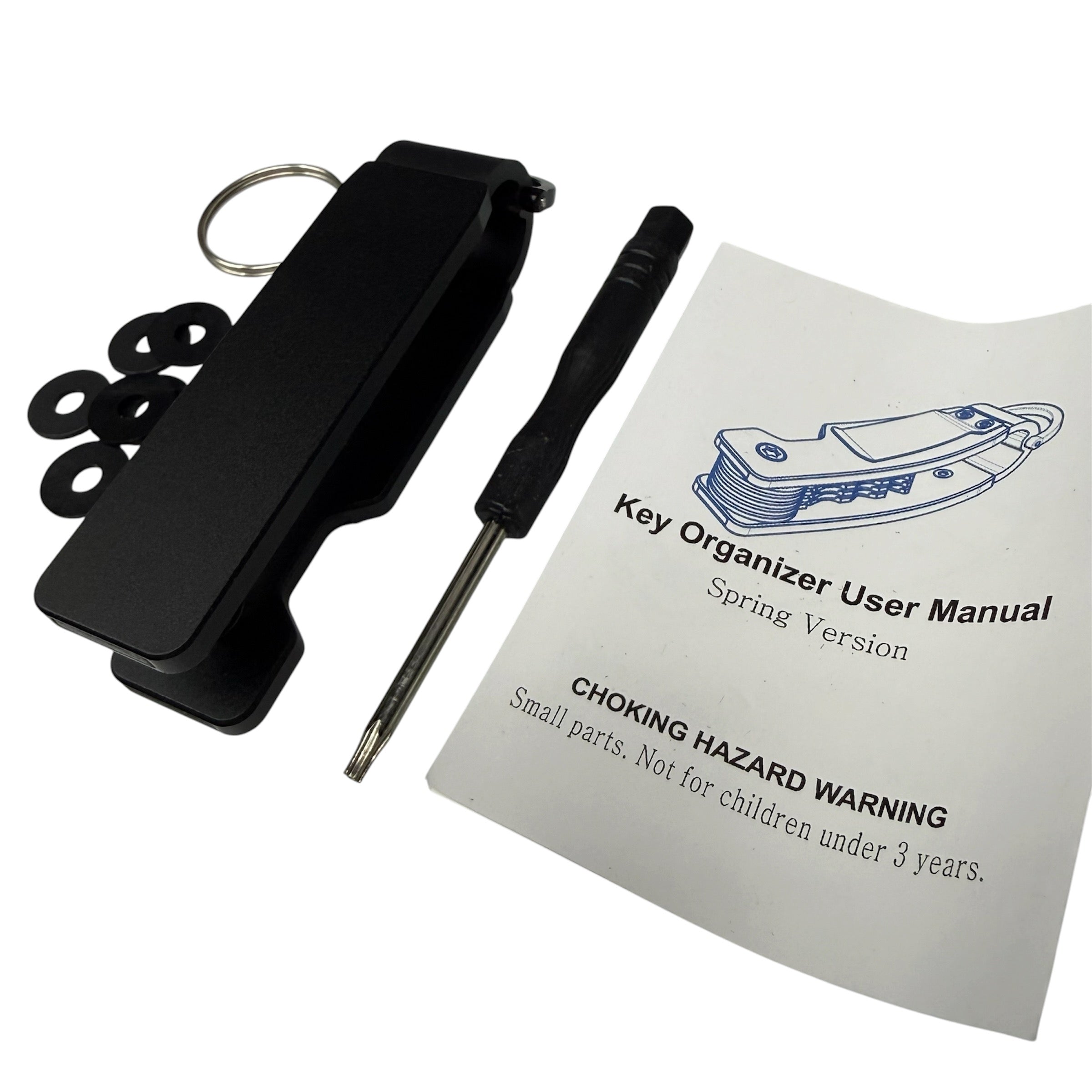 Premium Aluminum Key Chain Storage Clip