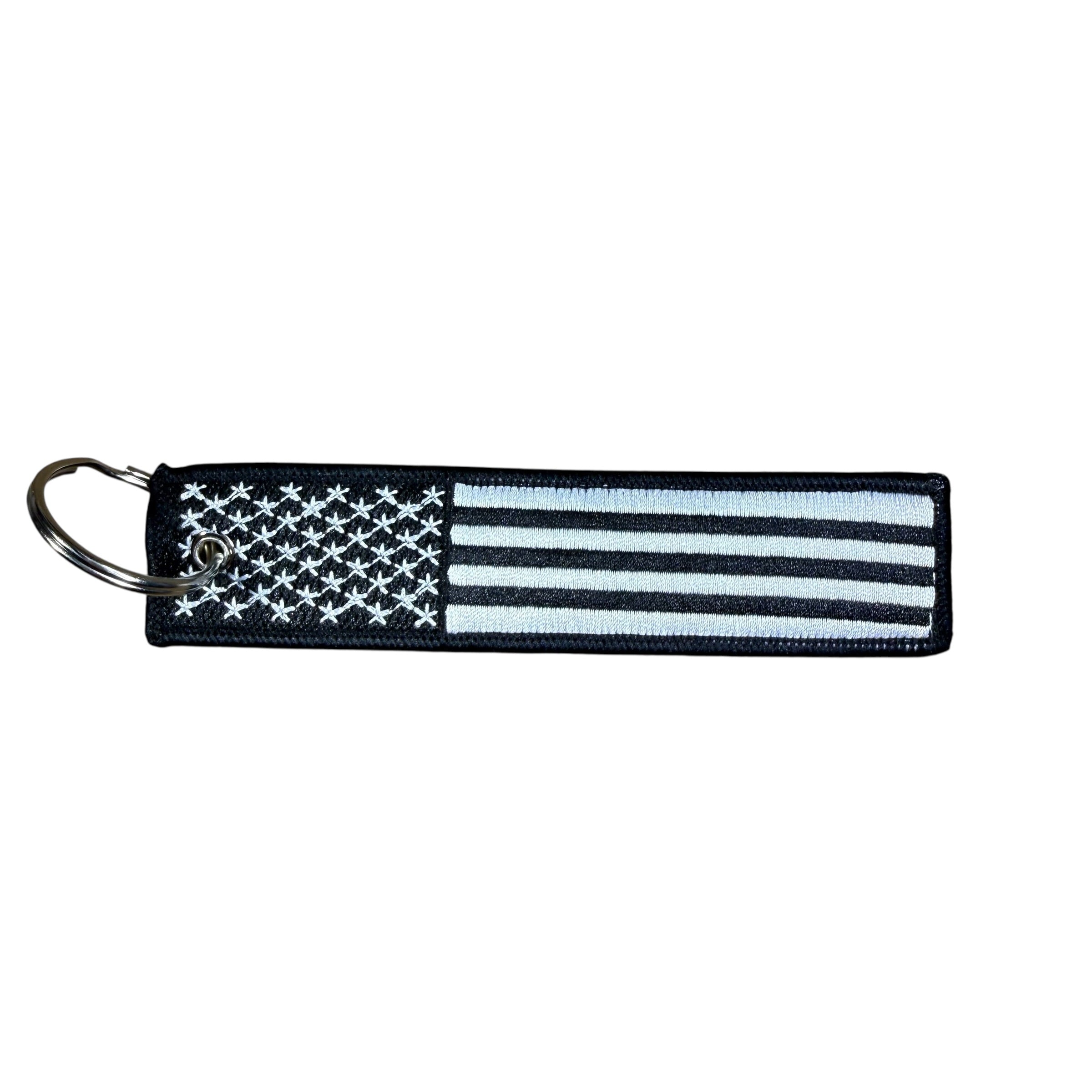 American Flag Keytags