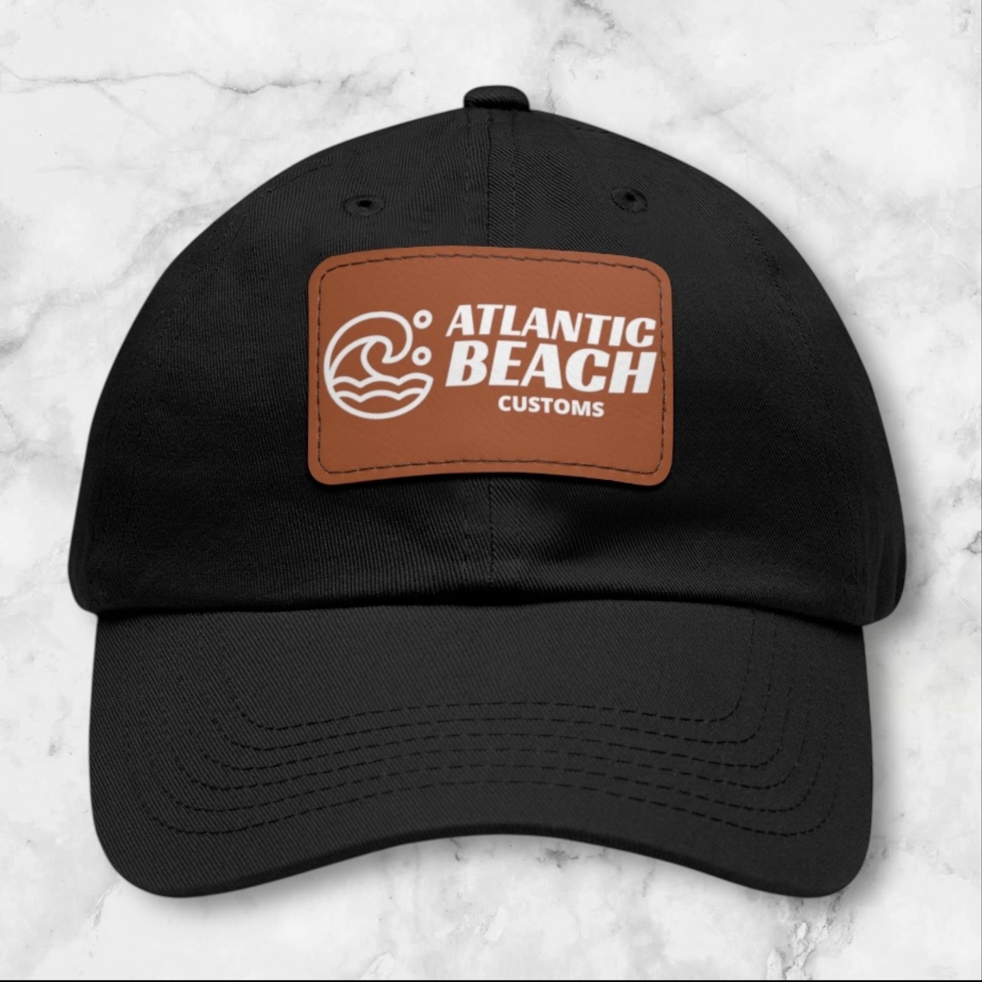 Dad Hat with Leather Patch