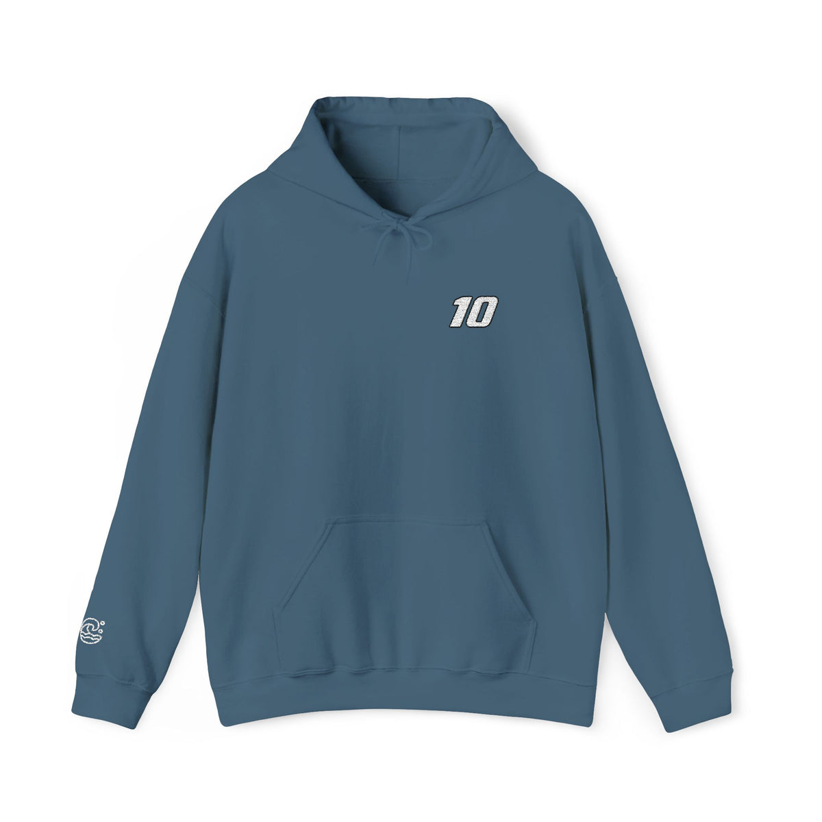 ABC #10 Embroidered Hooded Sweatshirt