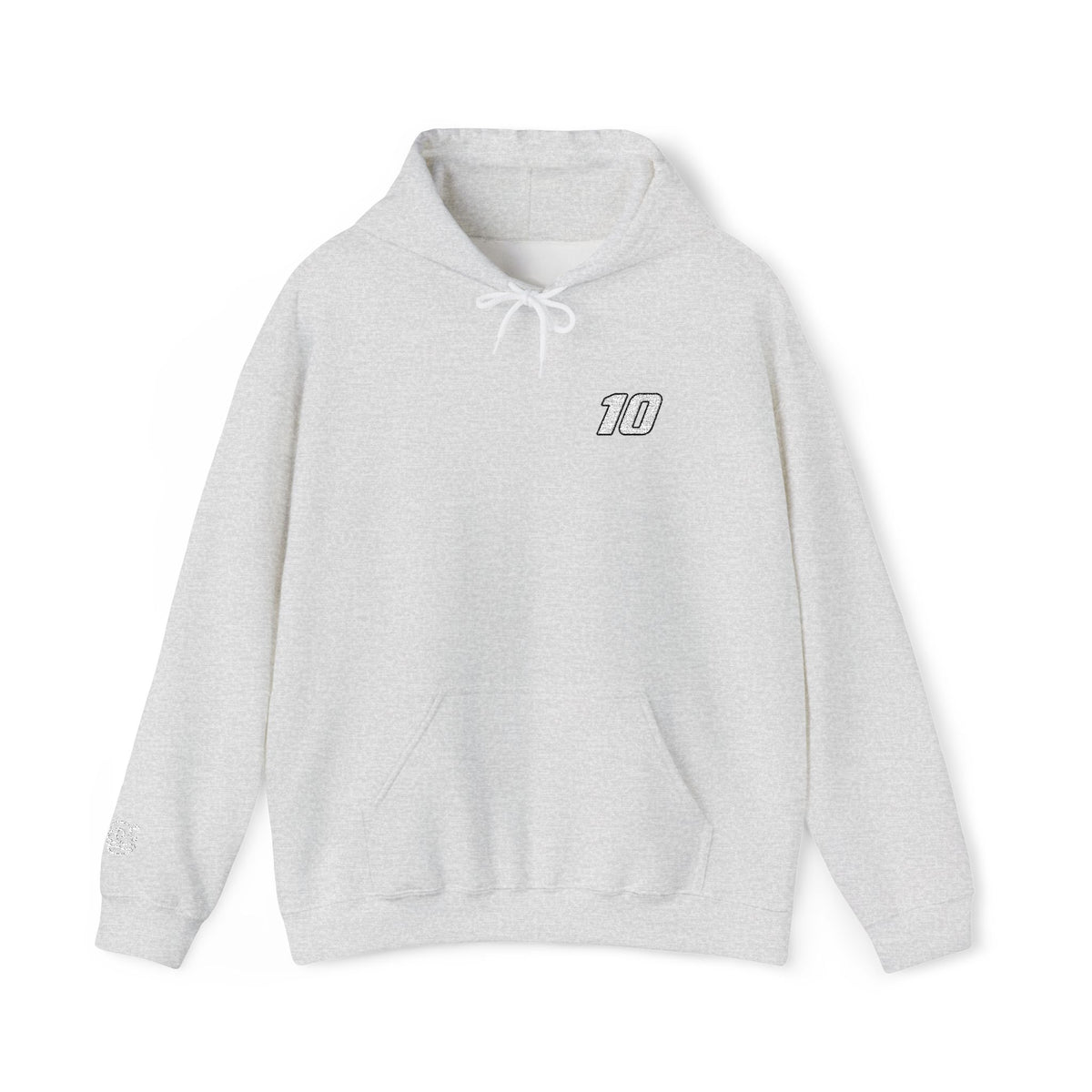 ABC #10 Embroidered Hooded Sweatshirt