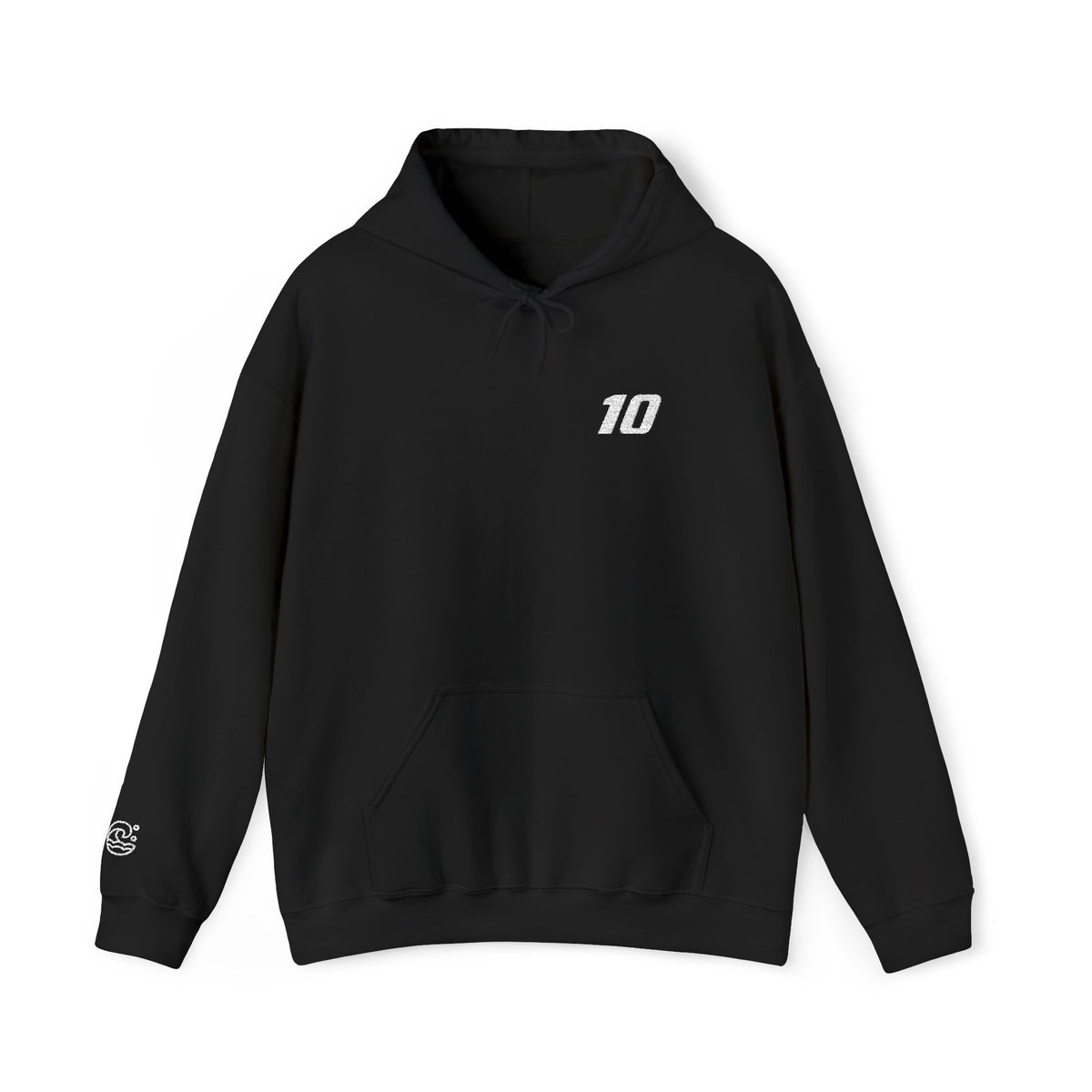 ABC #10 Embroidered Hooded Sweatshirt