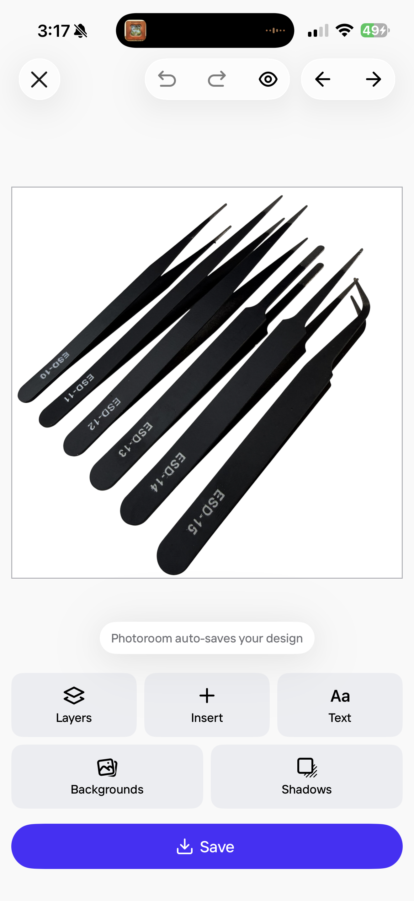 6 Piece Precision Tweezers Set-Anti ESD Stainless Steel