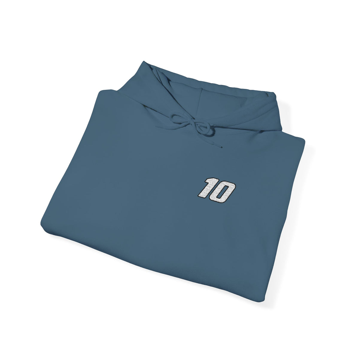 ABC #10 Embroidered Hooded Sweatshirt