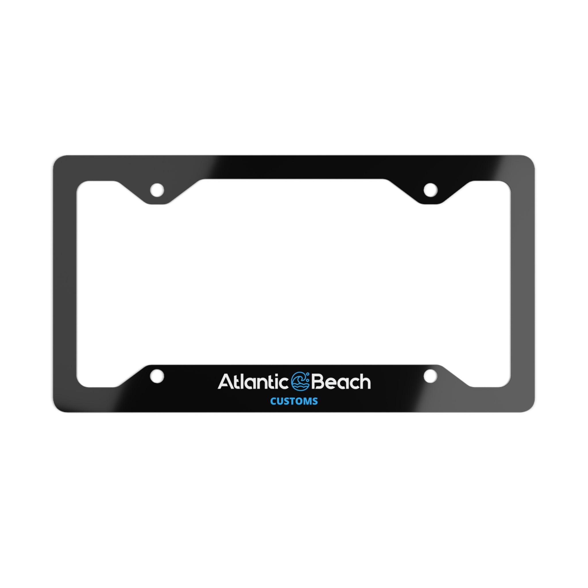 ABC Metal License Plate Frame