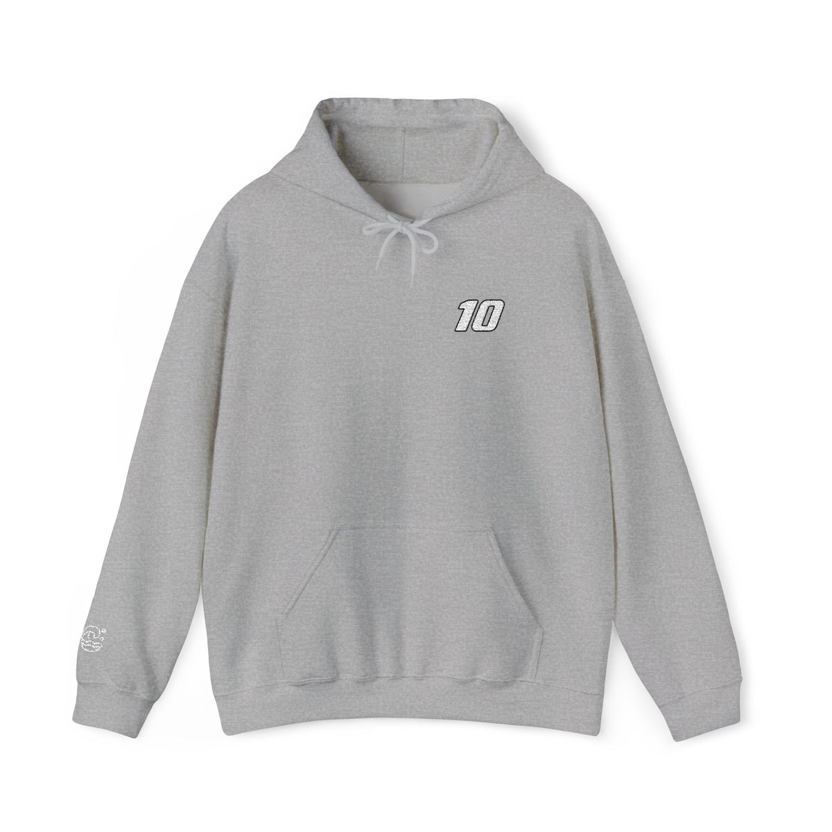 ABC #10 Embroidered Hooded Sweatshirt