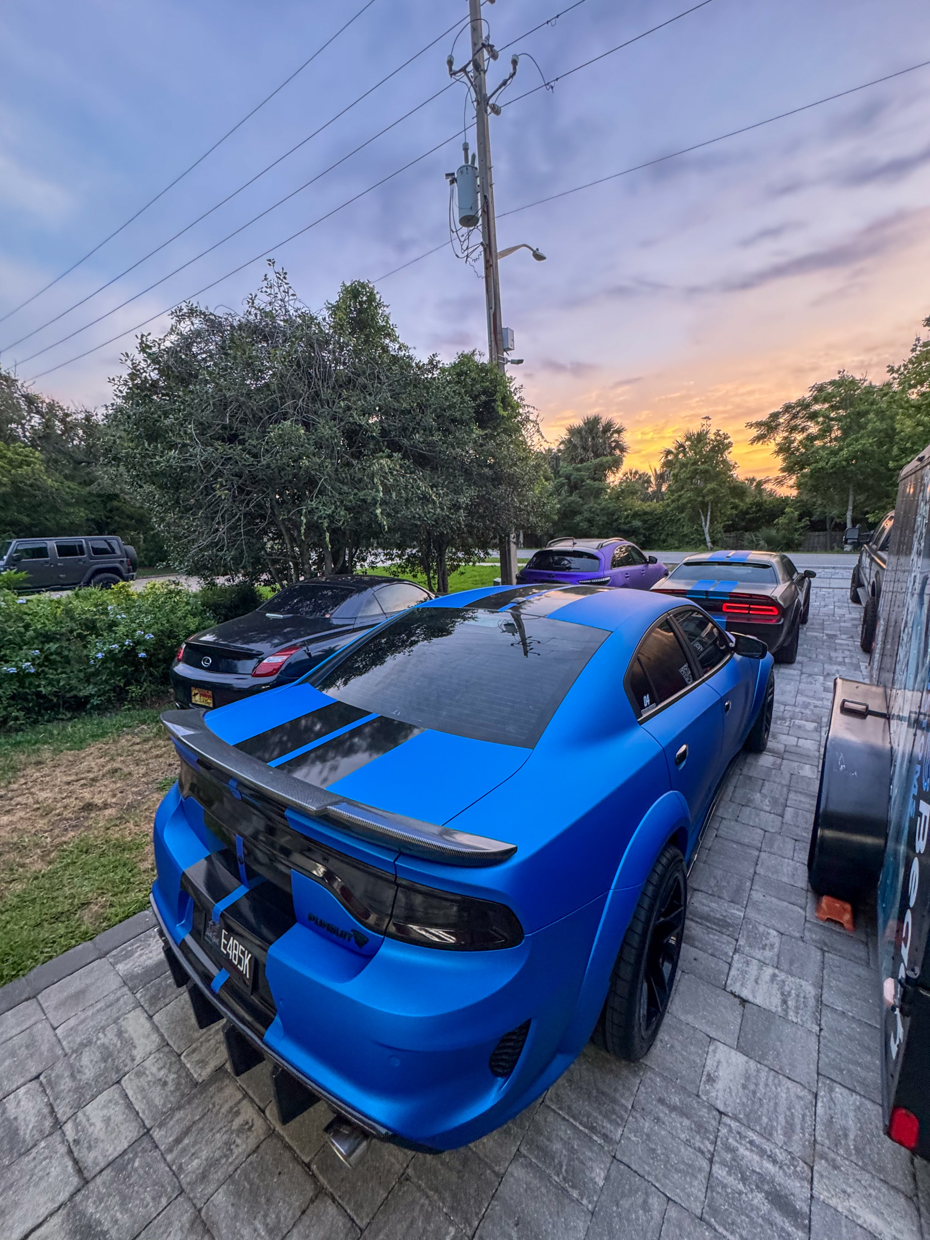 2015-2022 Dodge Charger Gloss Black Hellcat Style SRT Trunk Spoiler