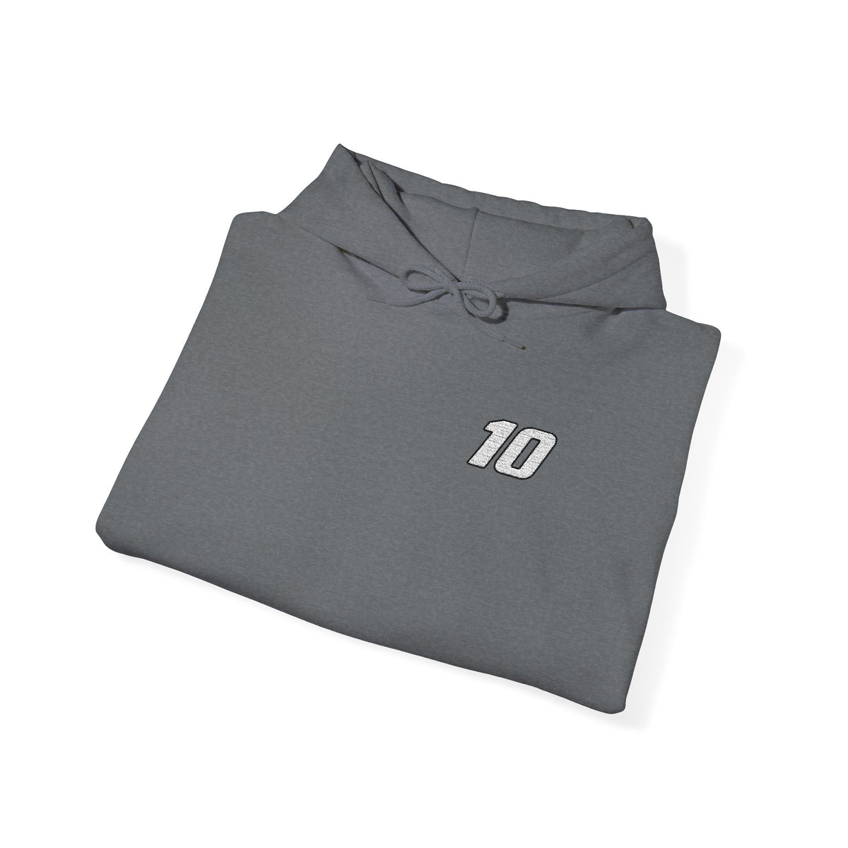ABC #10 Embroidered Hooded Sweatshirt