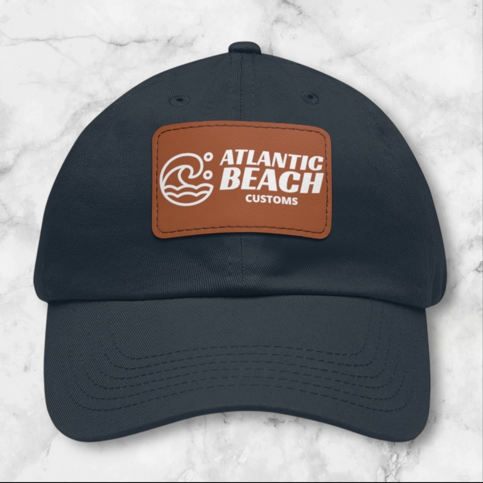 Dad Hat with Leather Patch