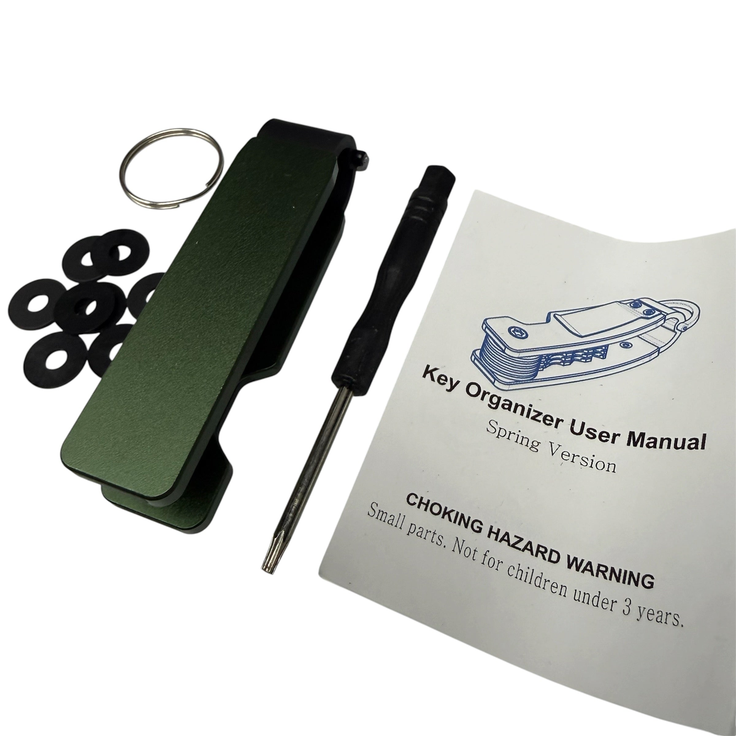 Premium Aluminum Key Chain Storage Clip