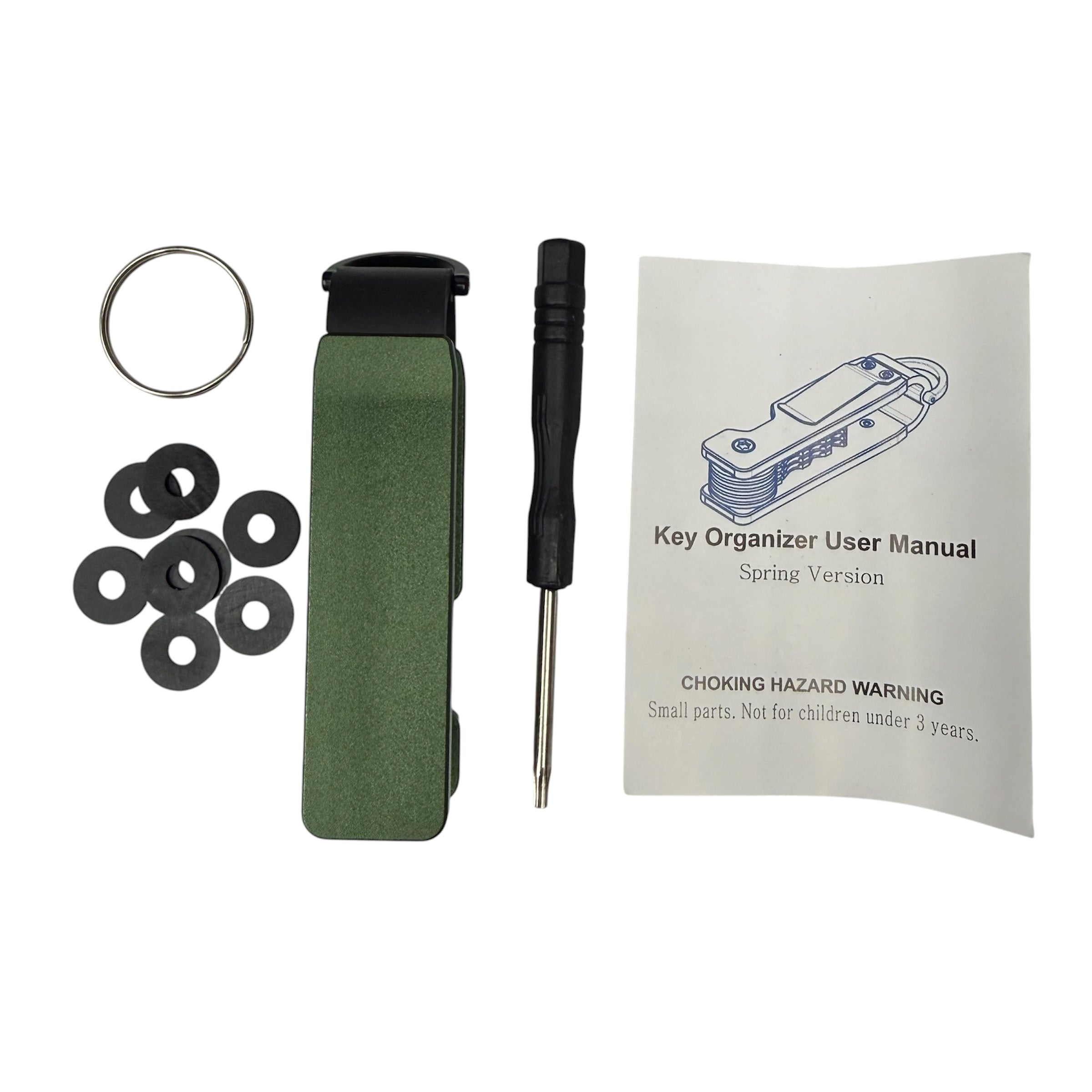 Premium Aluminum Key Chain Storage Clip