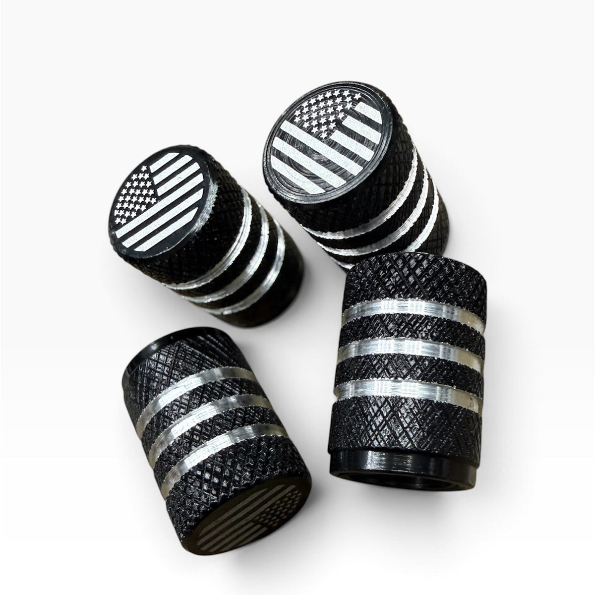 American Flag Valve Stem Caps
