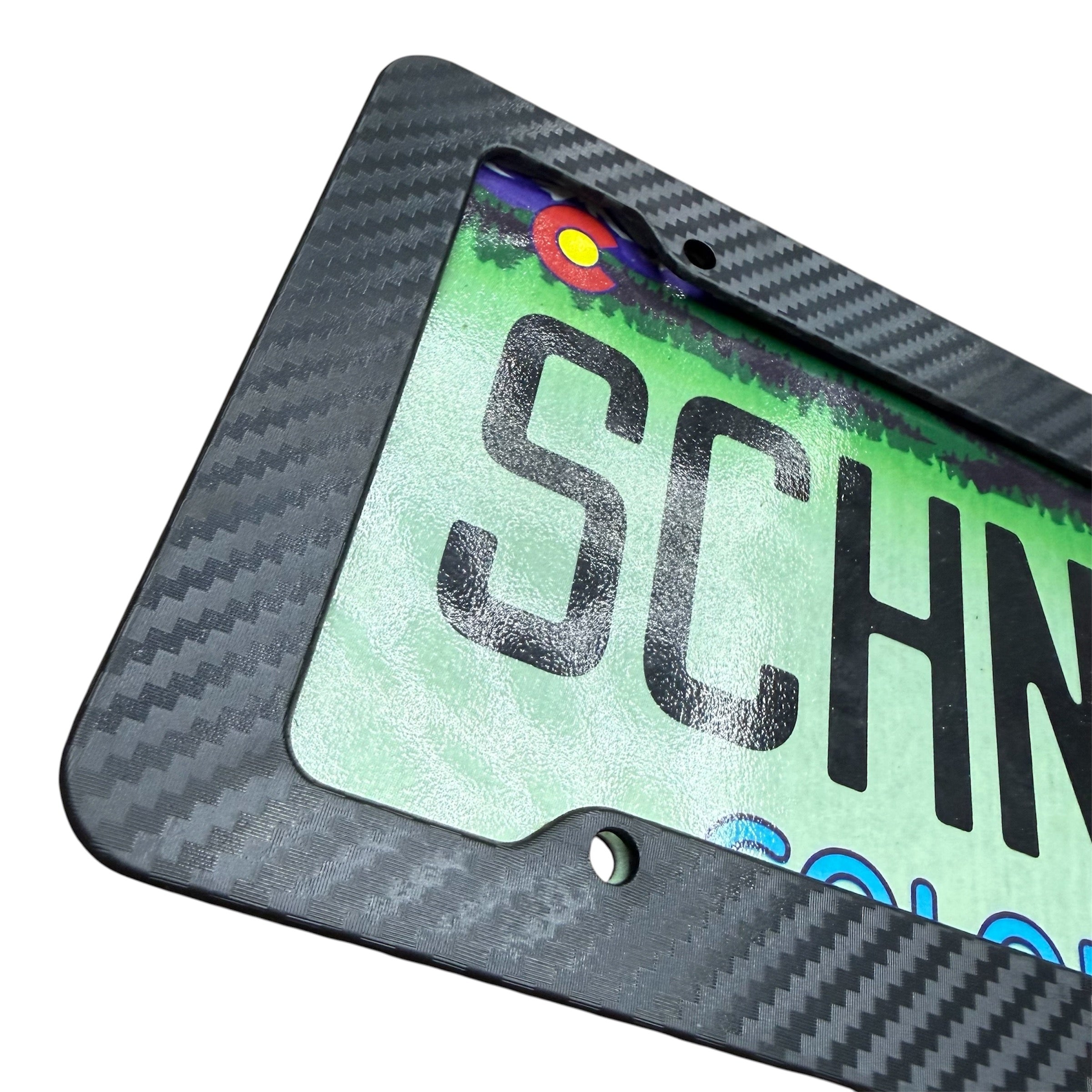 Carbon Fiber License Plate Frame