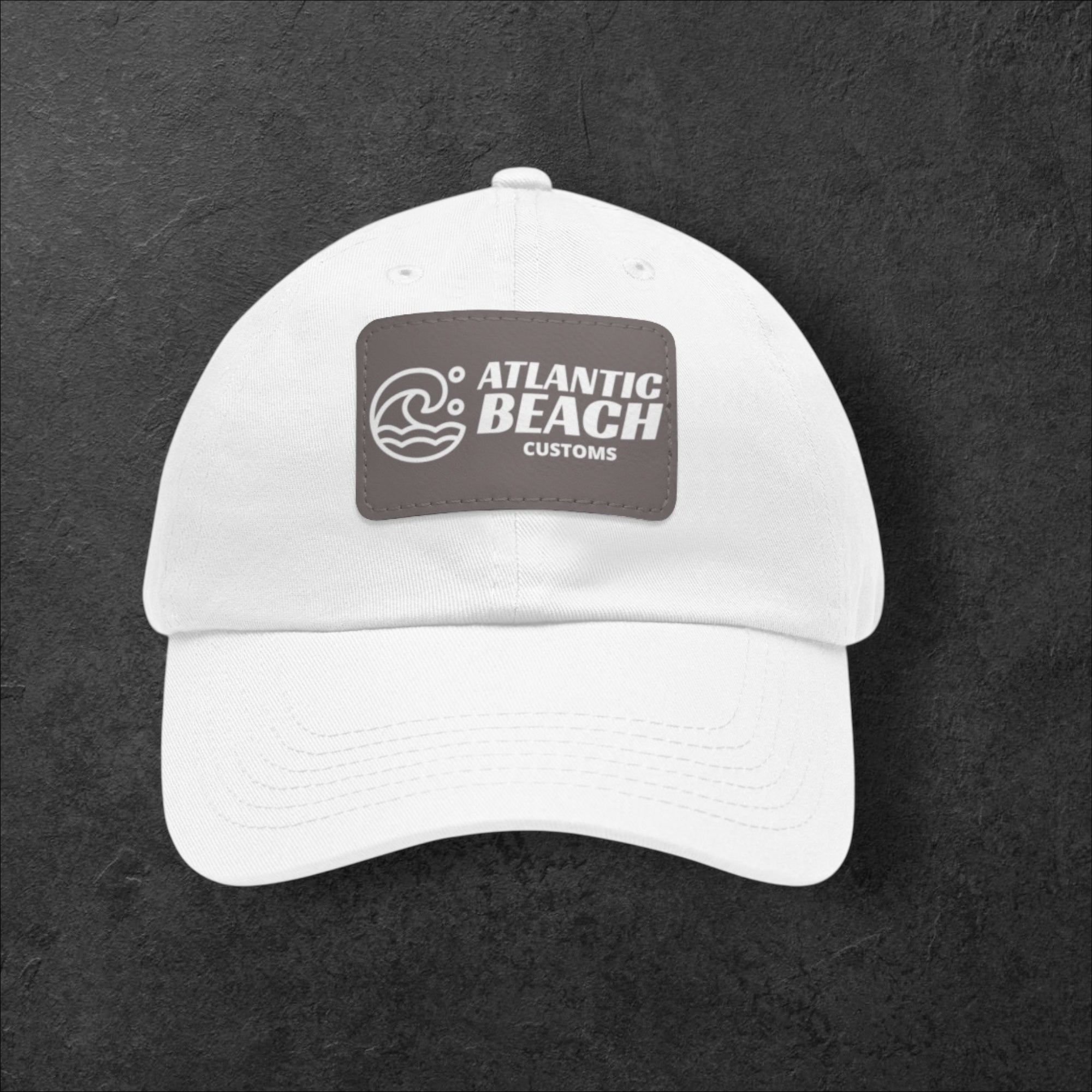 Dad Hat with Leather Patch