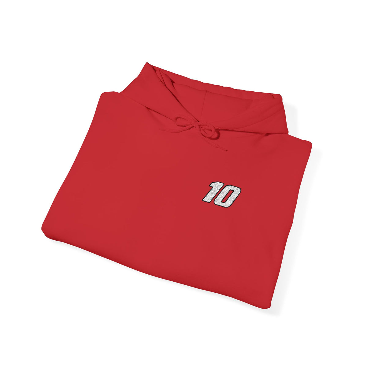 ABC #10 Embroidered Hooded Sweatshirt