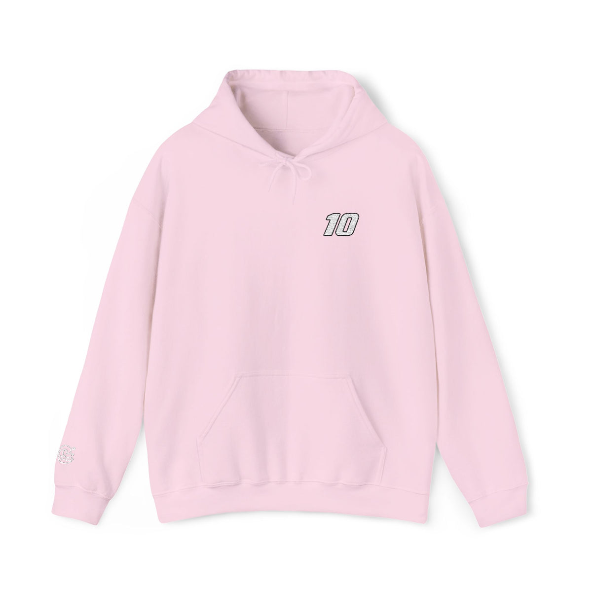 ABC #10 Embroidered Hooded Sweatshirt