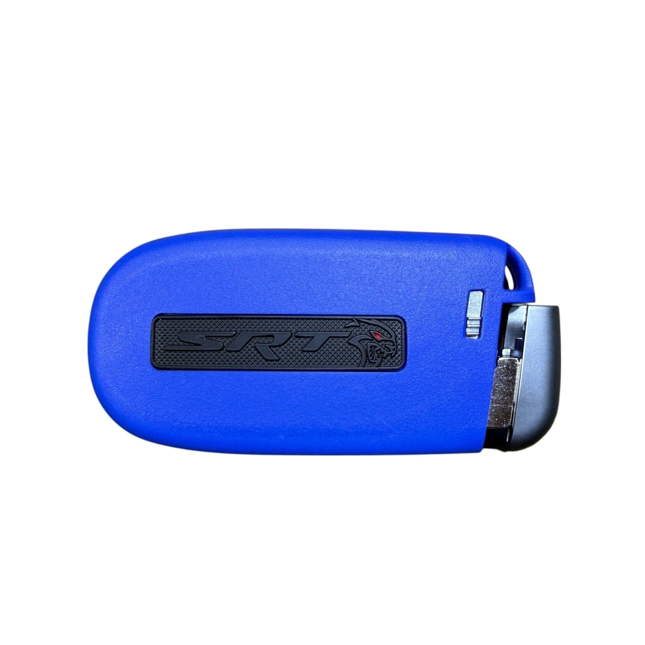 Blue SRT Keyfob Black Logo