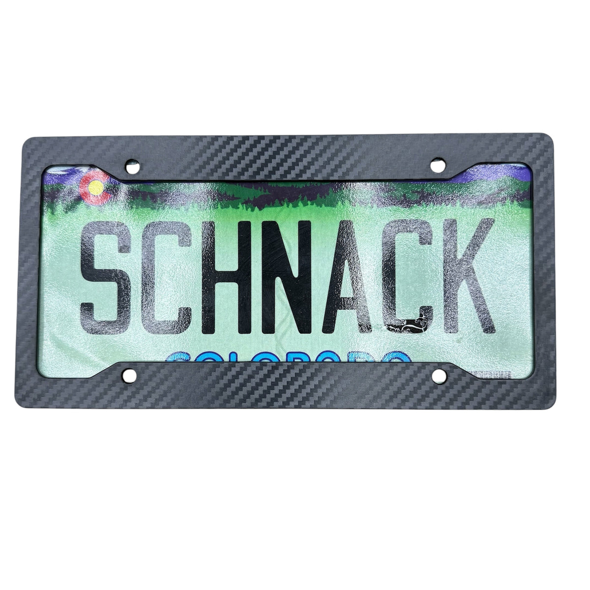 Carbon Fiber License Plate Frame