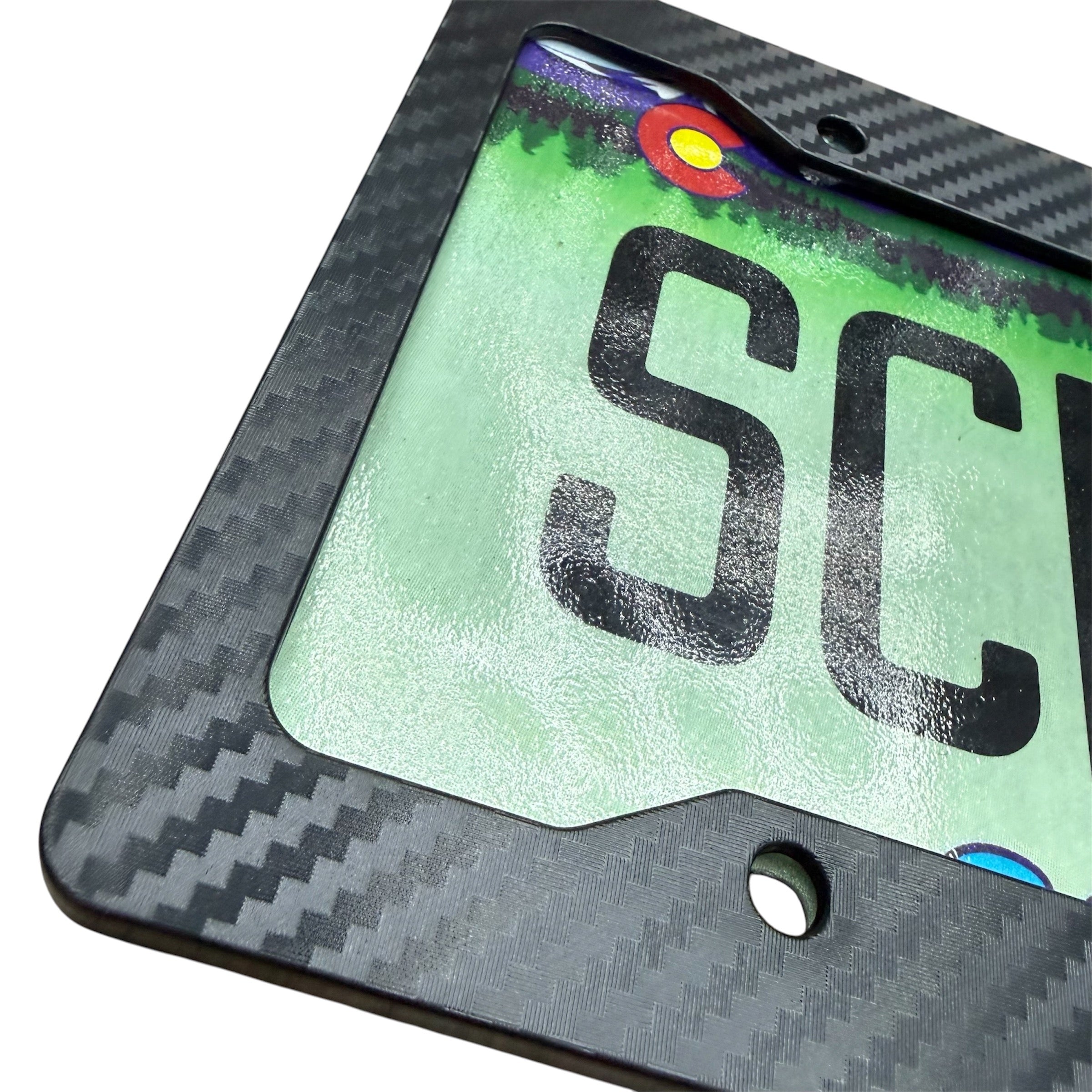 Carbon Fiber License Plate Frame