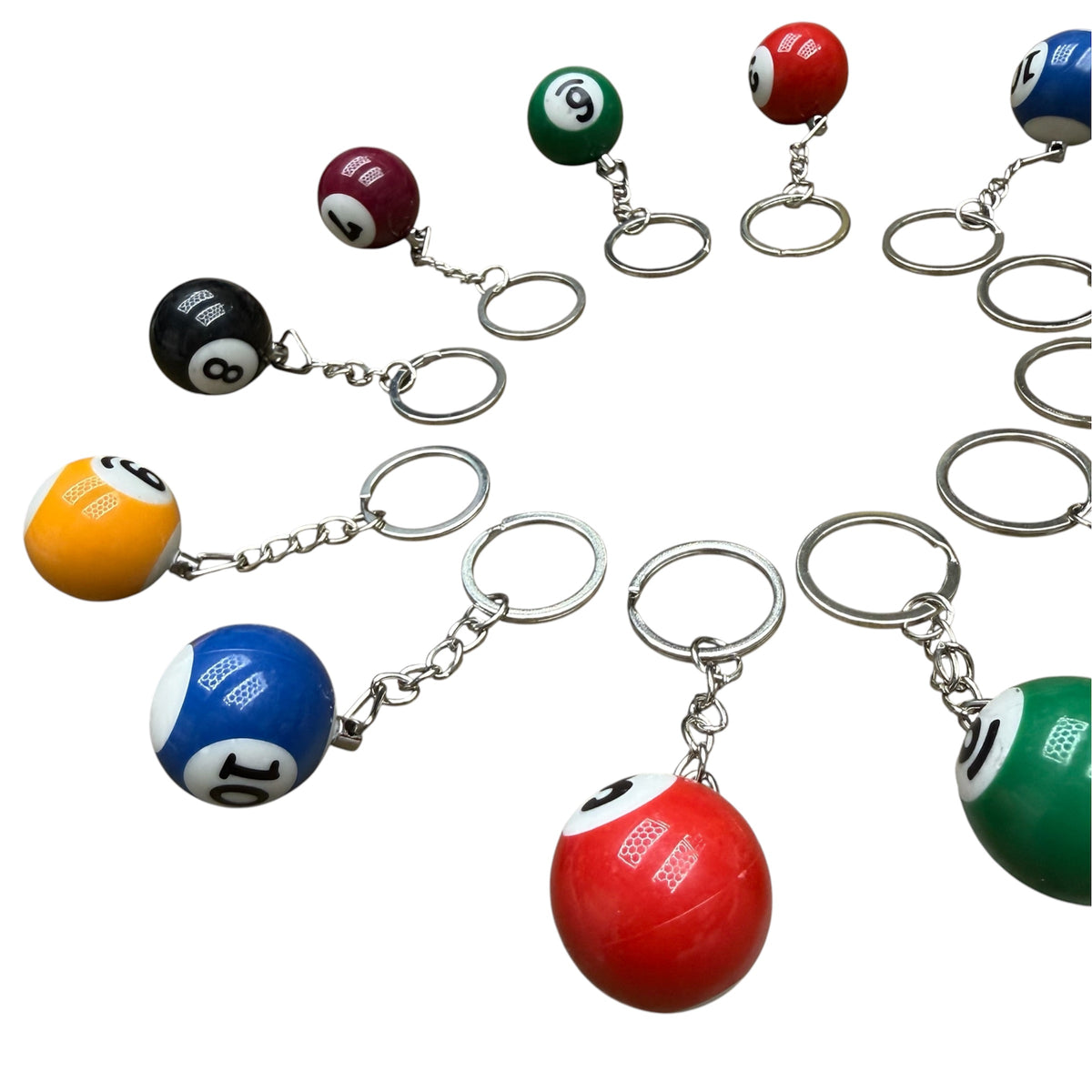 RANDOM Pool Ball Keychain