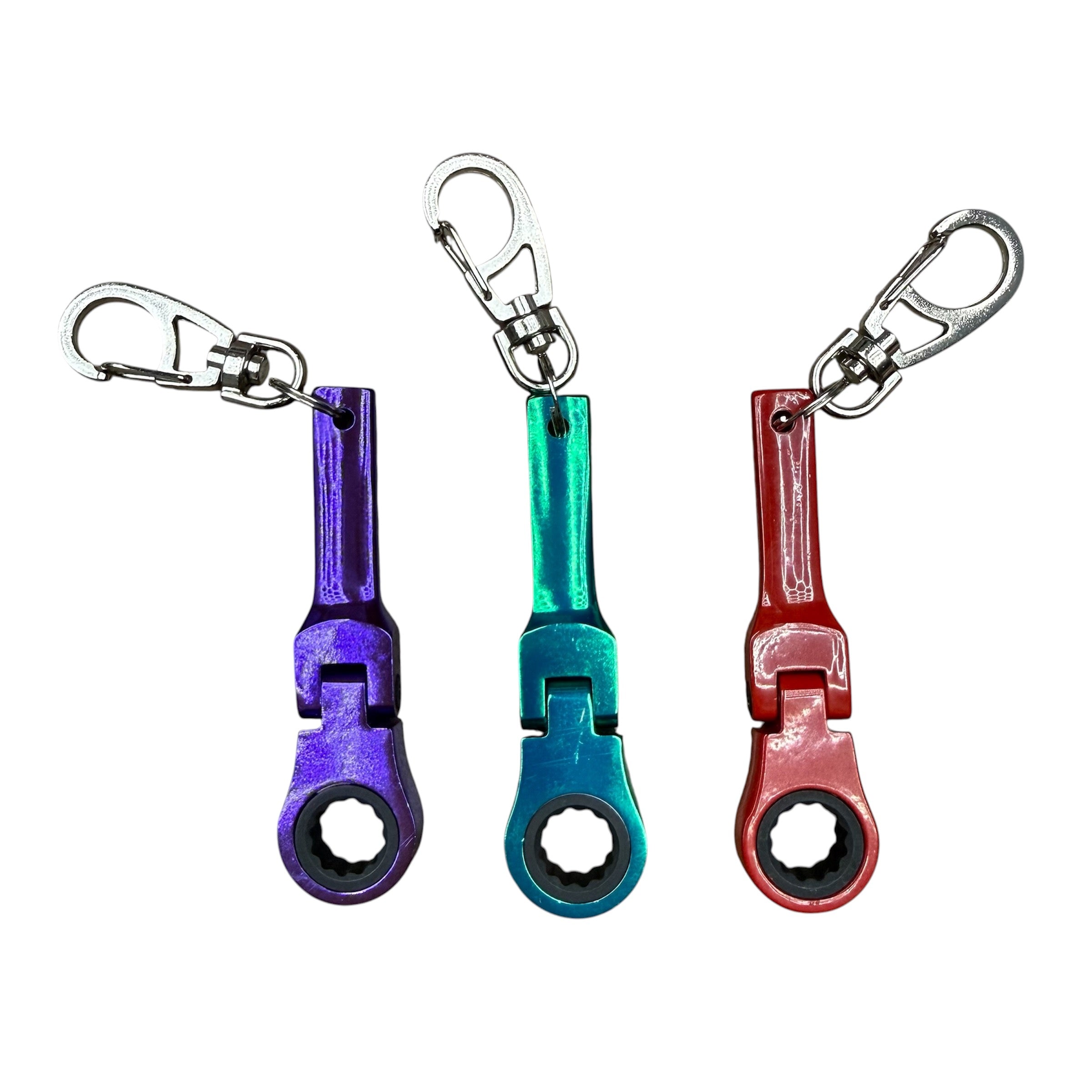 10mm Ratchet Wrench Keychain Colored Edition