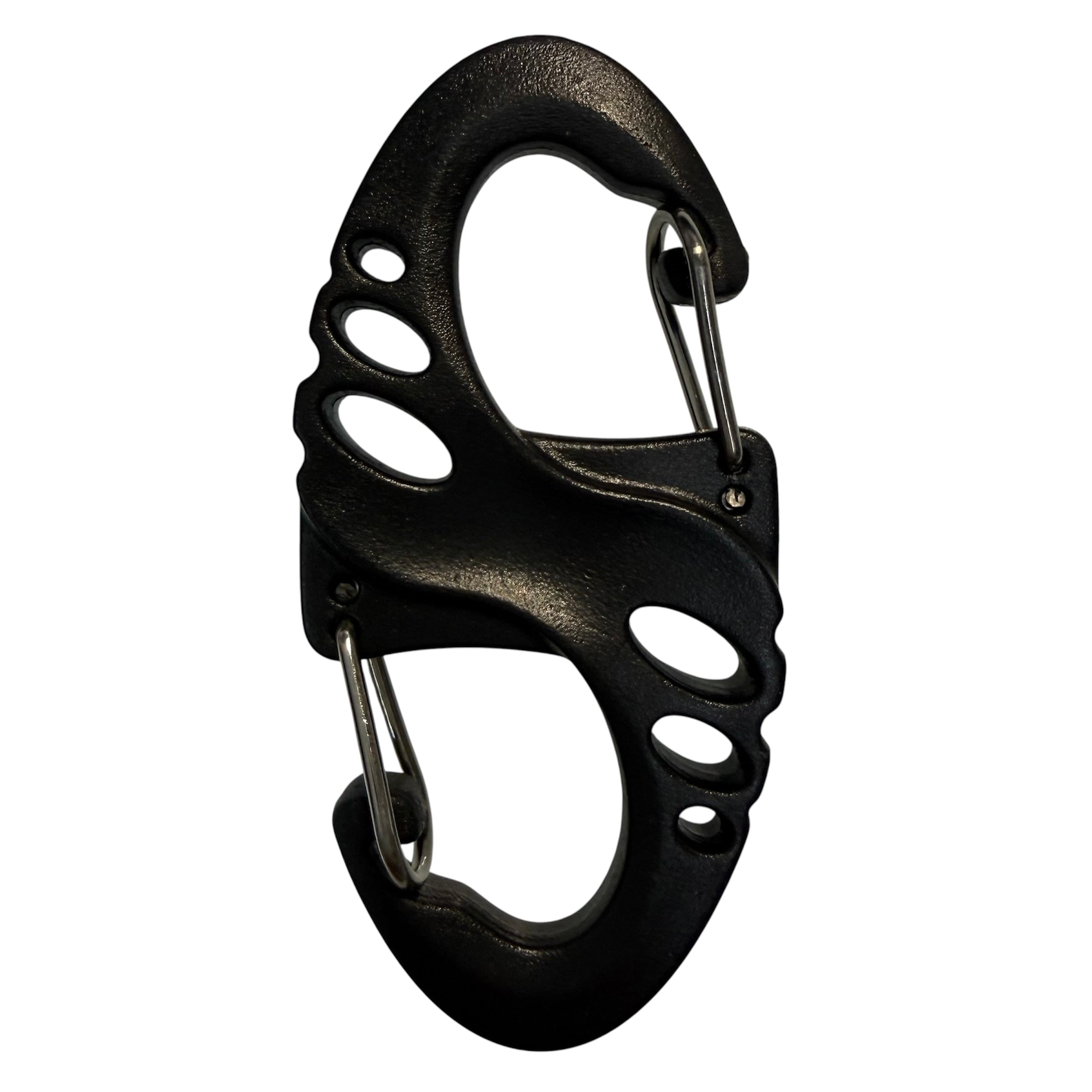 Compact Tactical Double S-Hook Keychain- 2:Pair