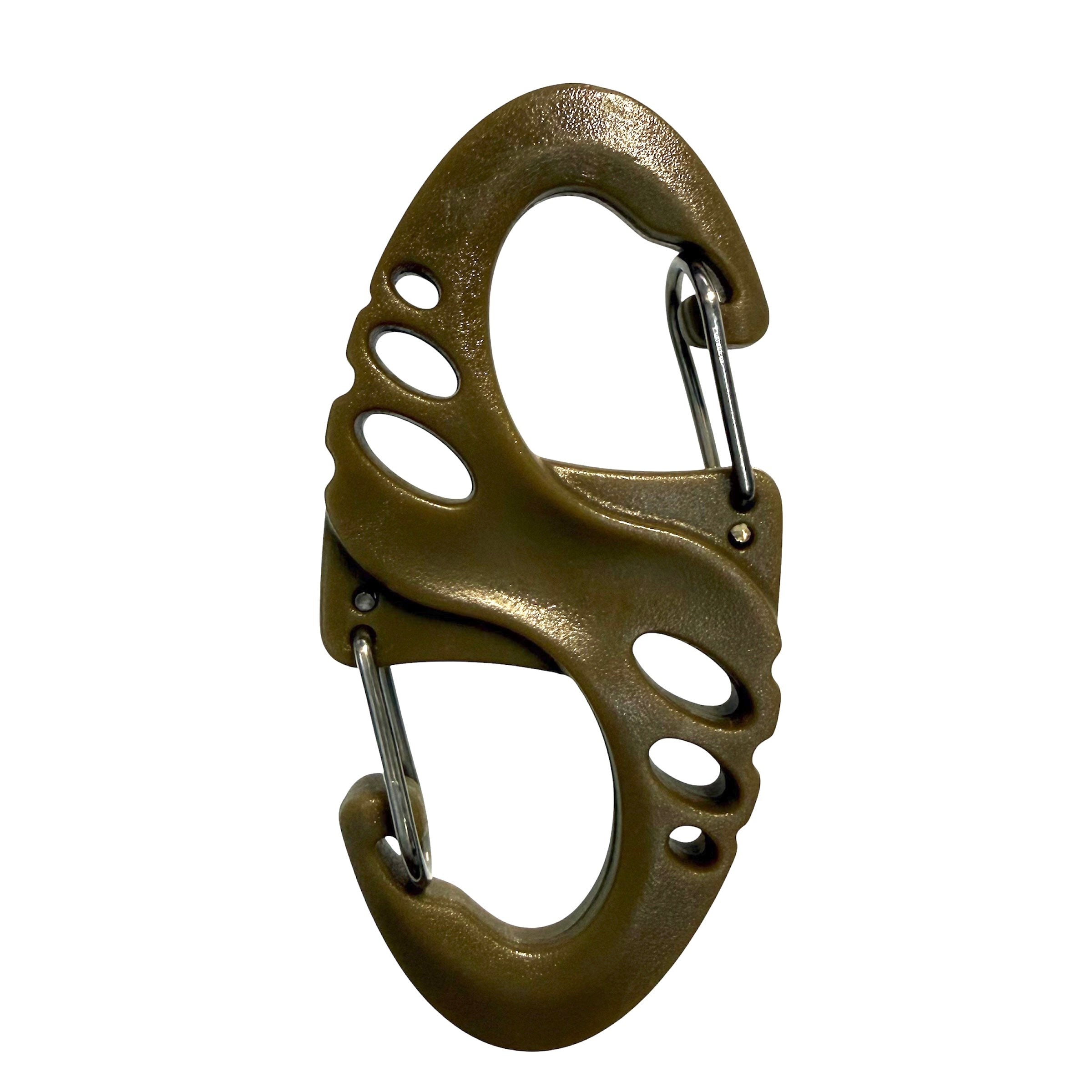 Compact Tactical Double S-Hook Keychain- 2:Pair