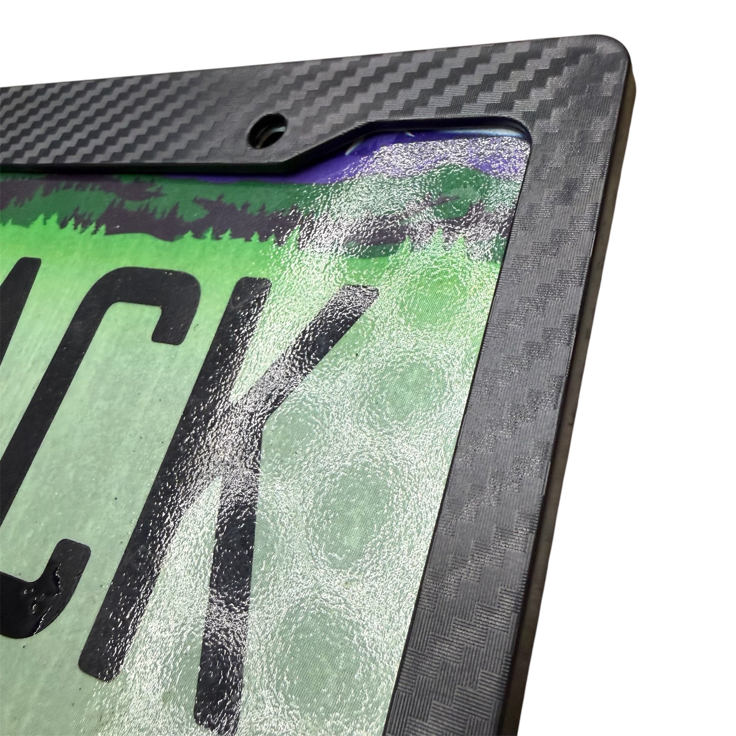 Carbon Fiber License Plate Frame