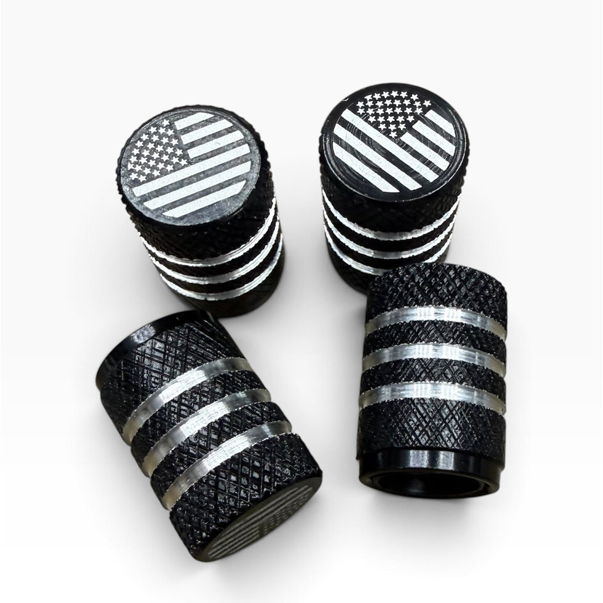 American Flag Valve Stem Caps