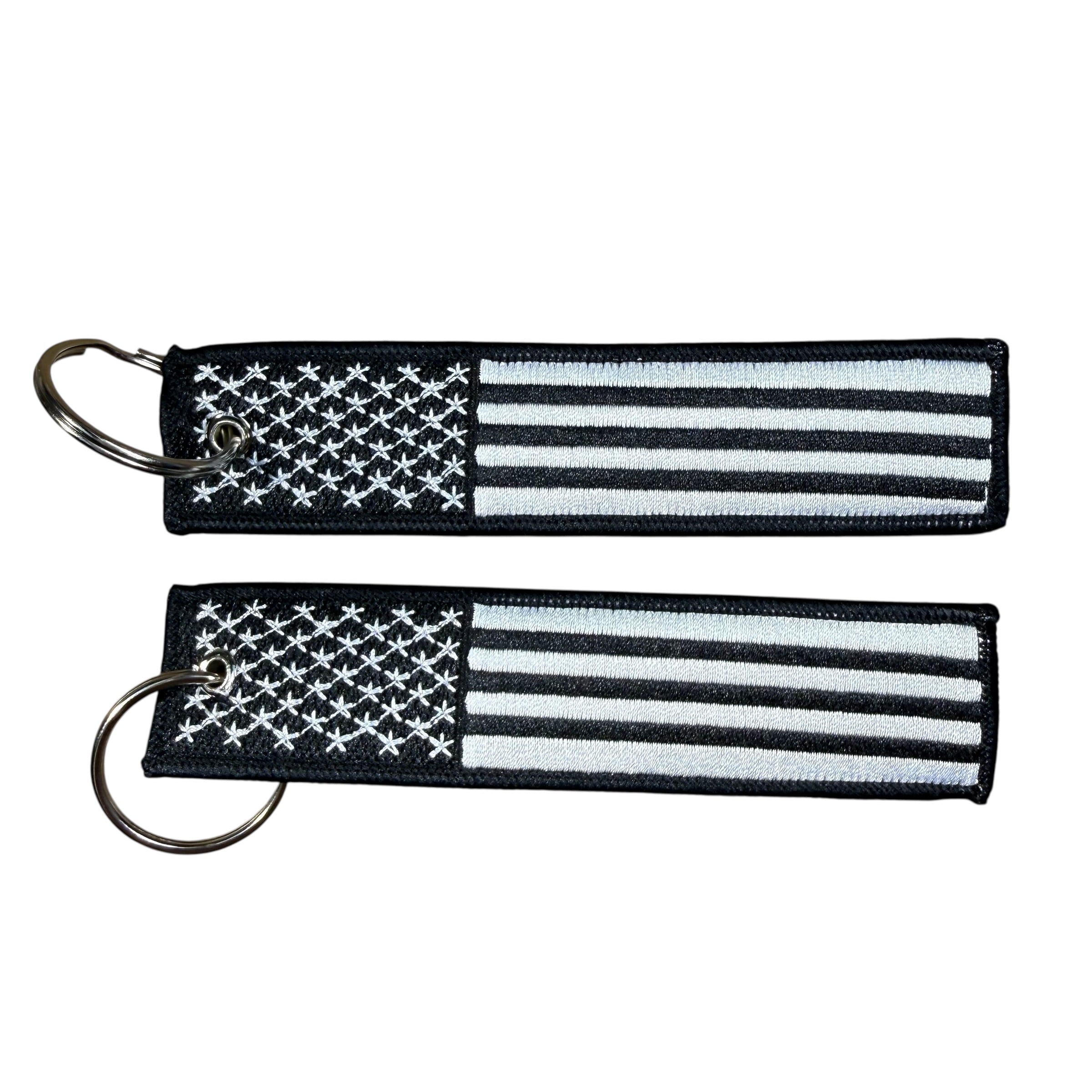 American Flag Keytags
