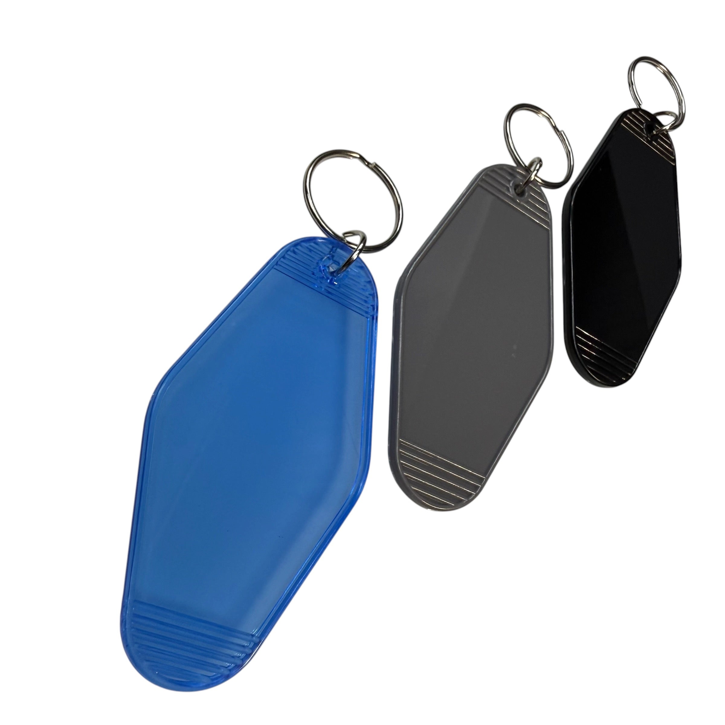 Retro Motel Keychain Tags