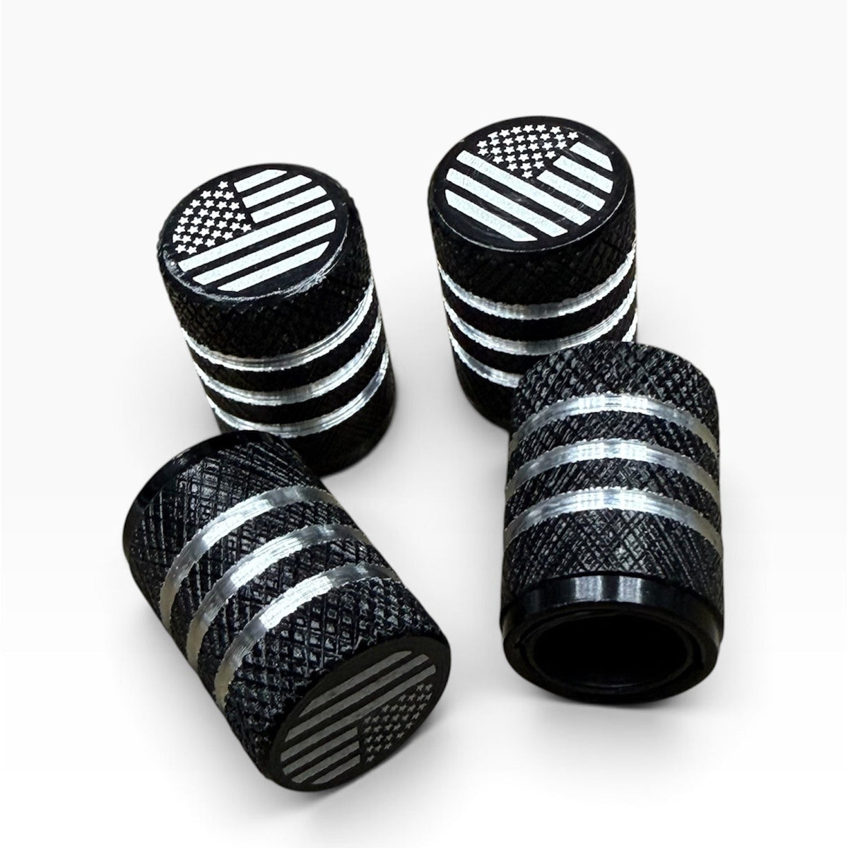 American Flag Valve Stem Caps