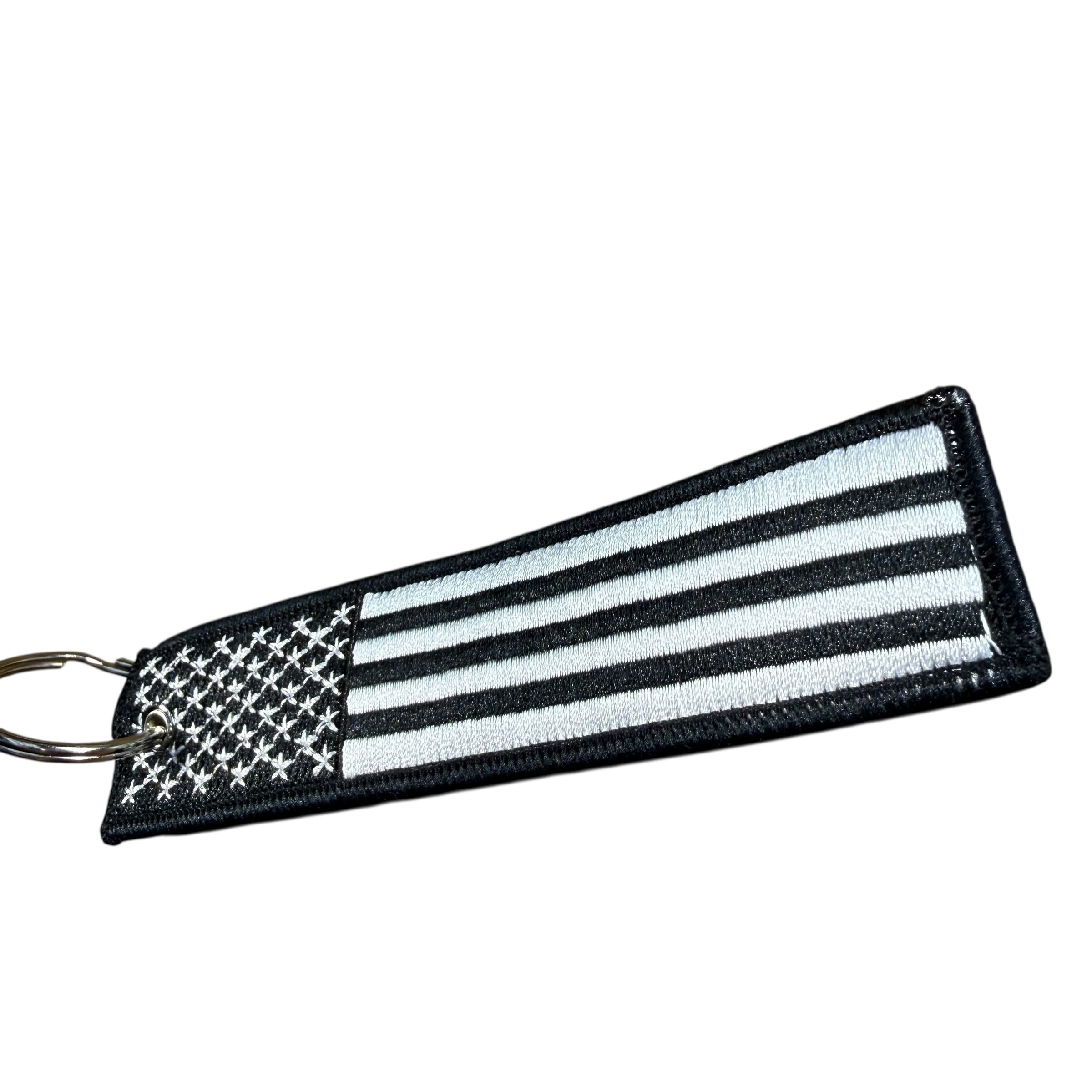 American Flag Keytags