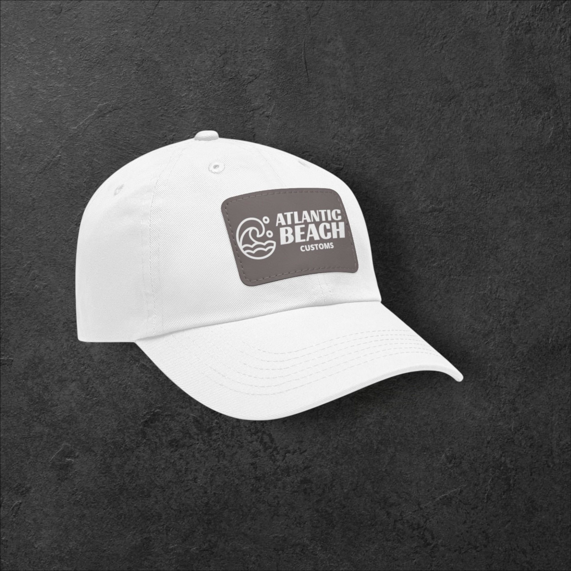 Dad Hat with Leather Patch