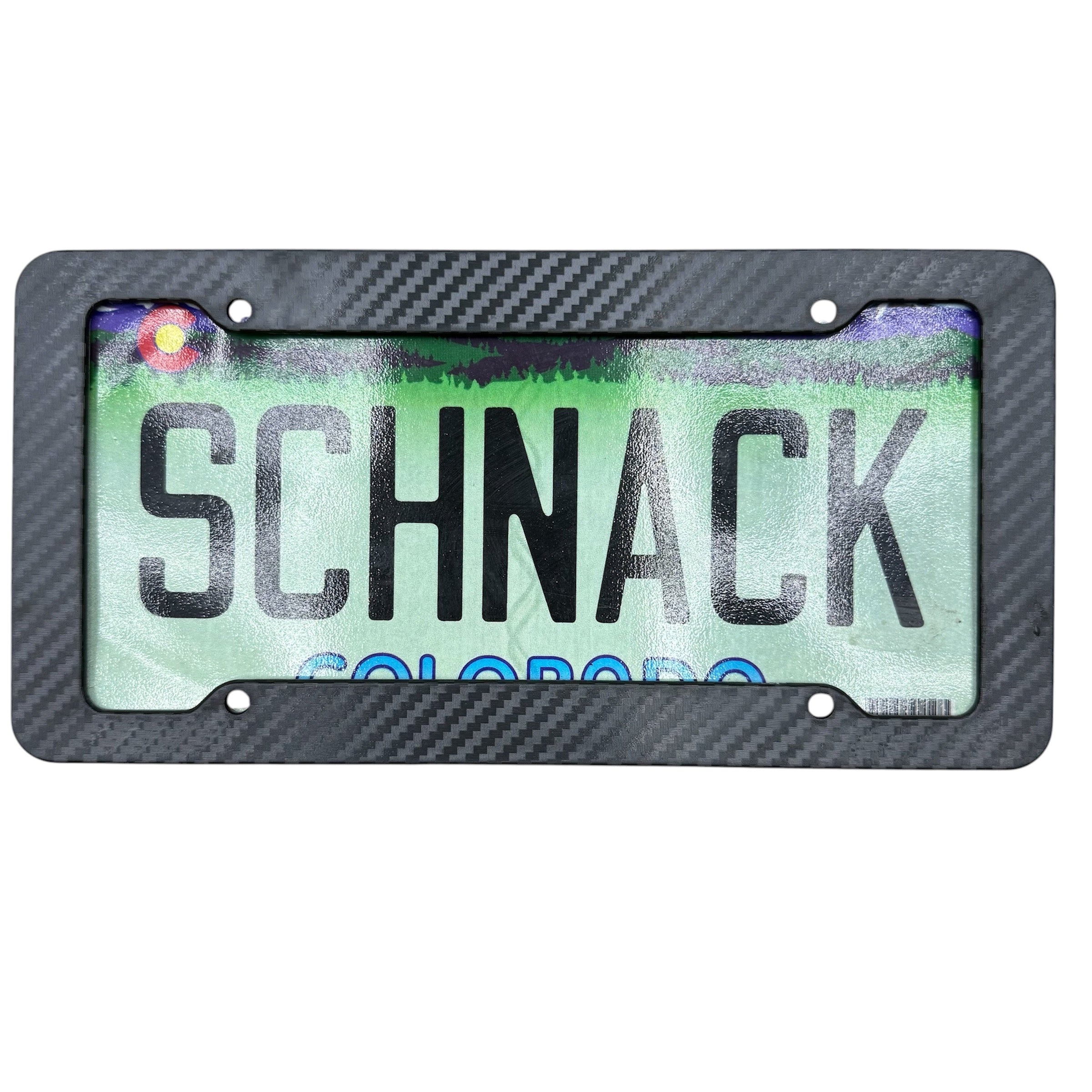 Carbon Fiber License Plate Frame